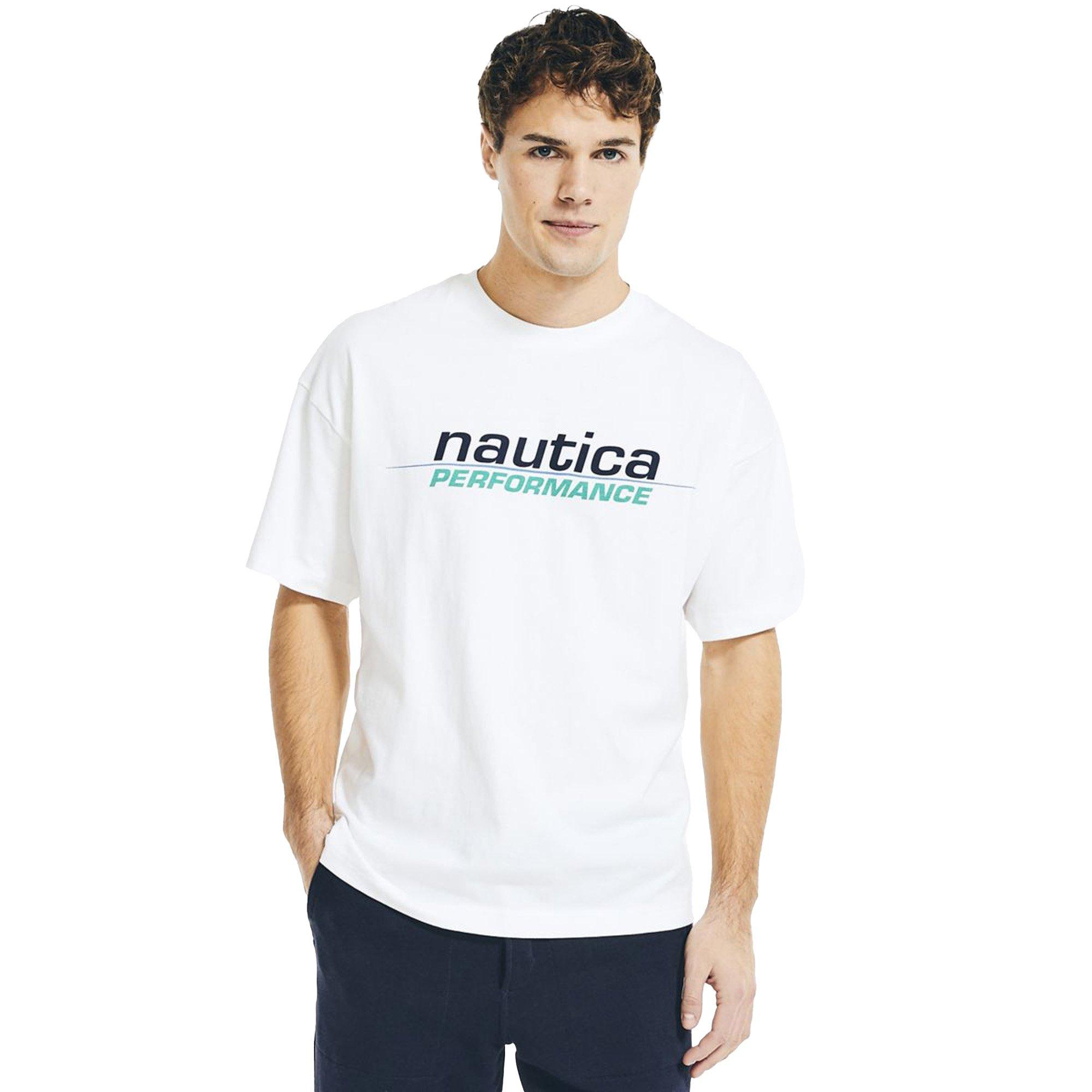 Nautica Men's Performance Tee-White