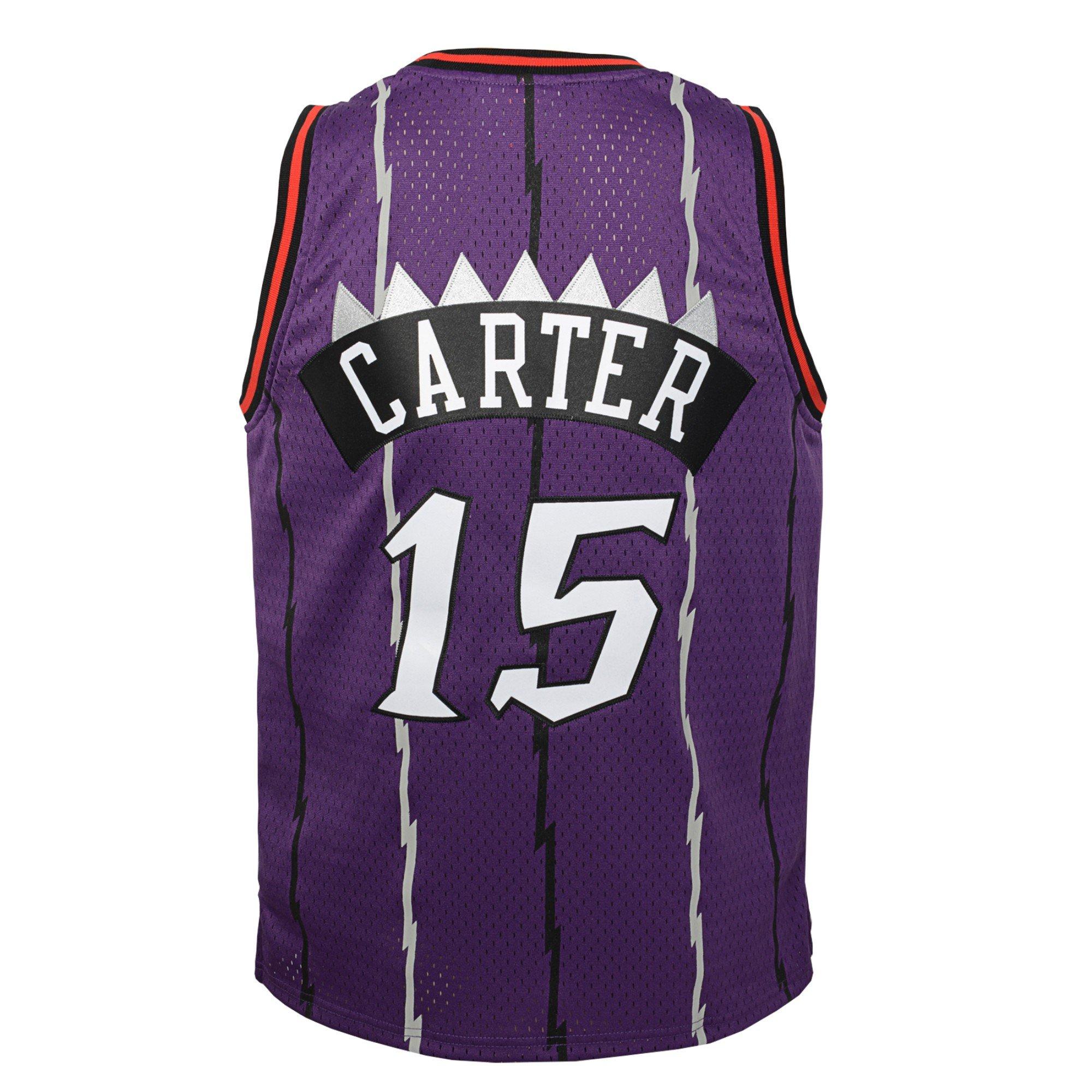 vince carter raptors jersey youth large