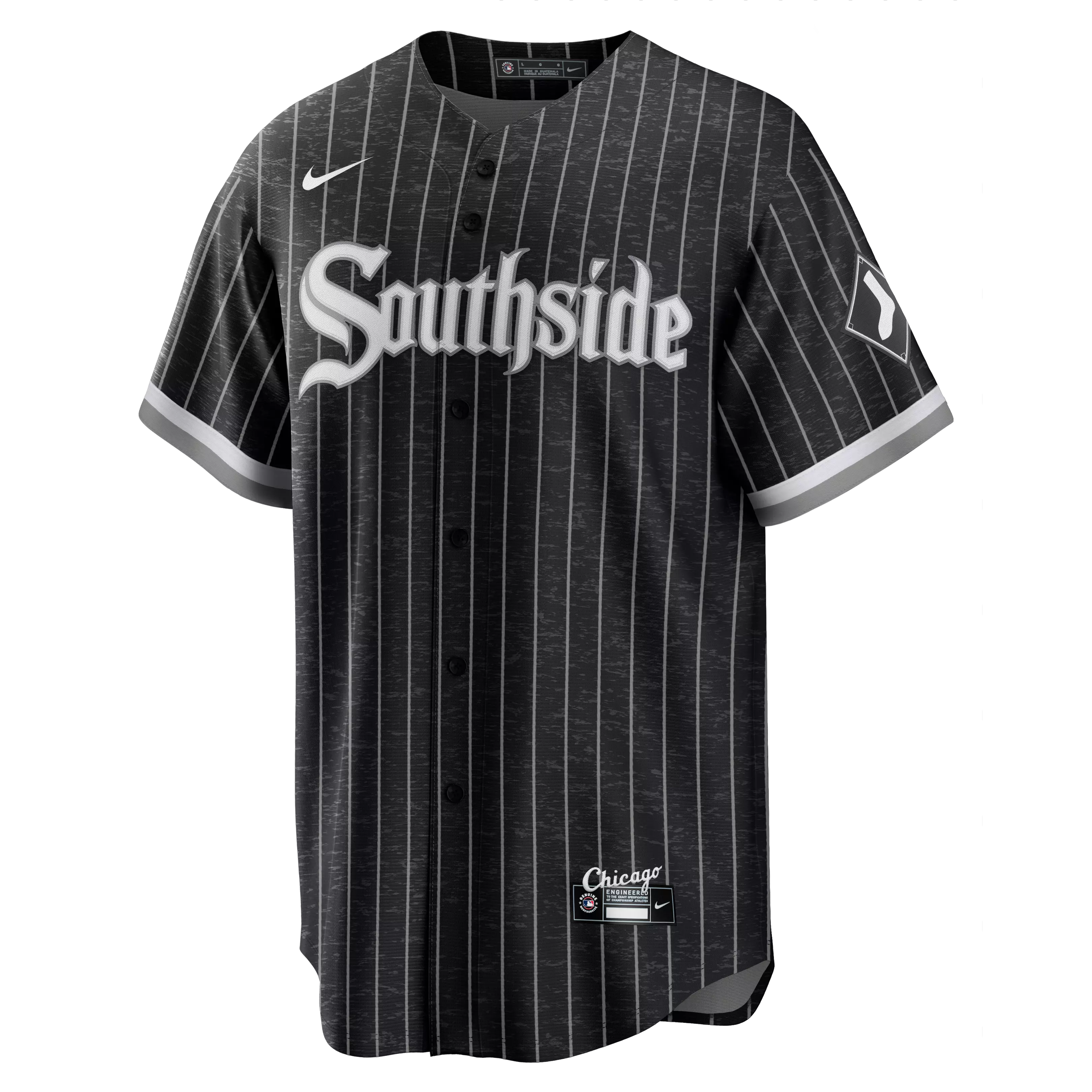 Nike Men's Chicago White Sox MLB City Connect Authentic Jersey - BLACK