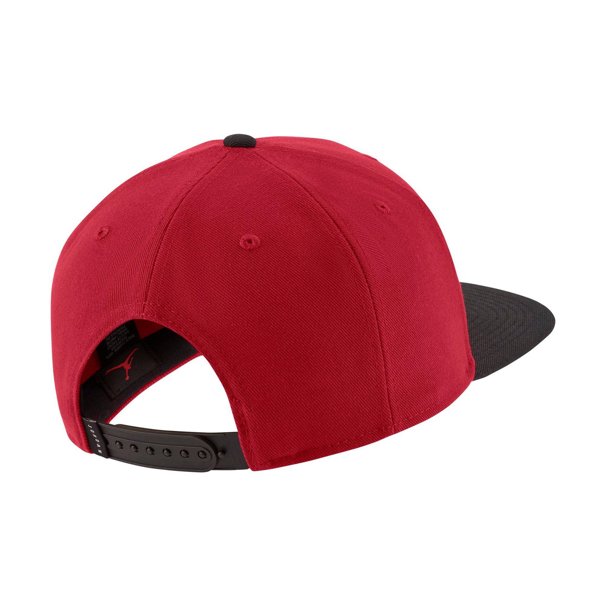 astronaut Shining Bedrag Jordan Jumpman Pro Snapback Hat - Red/Black/Grey