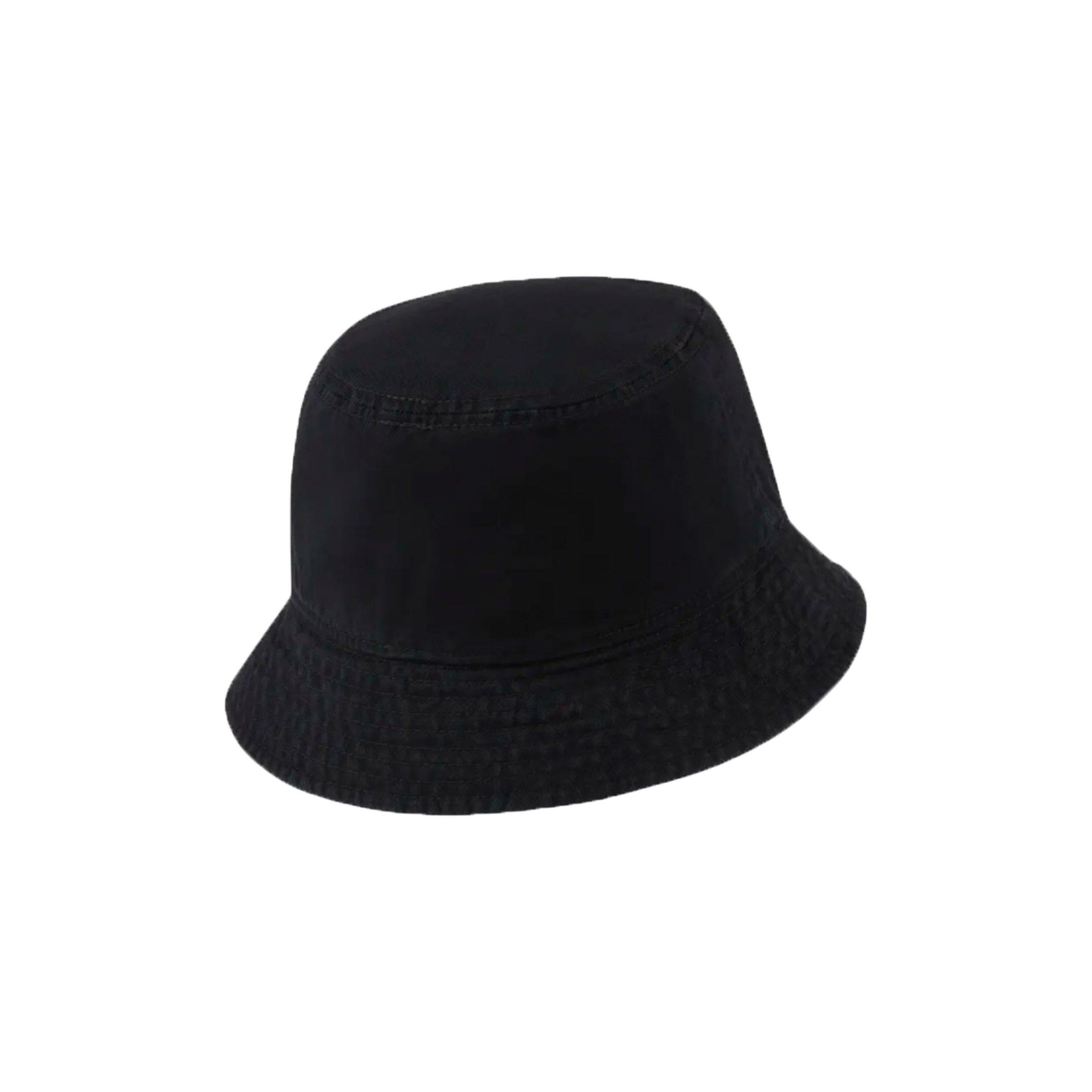 Nike Sportswear Futura Wash Bucket Hat - Black - BLACK/WHITE Thumbnail View 2