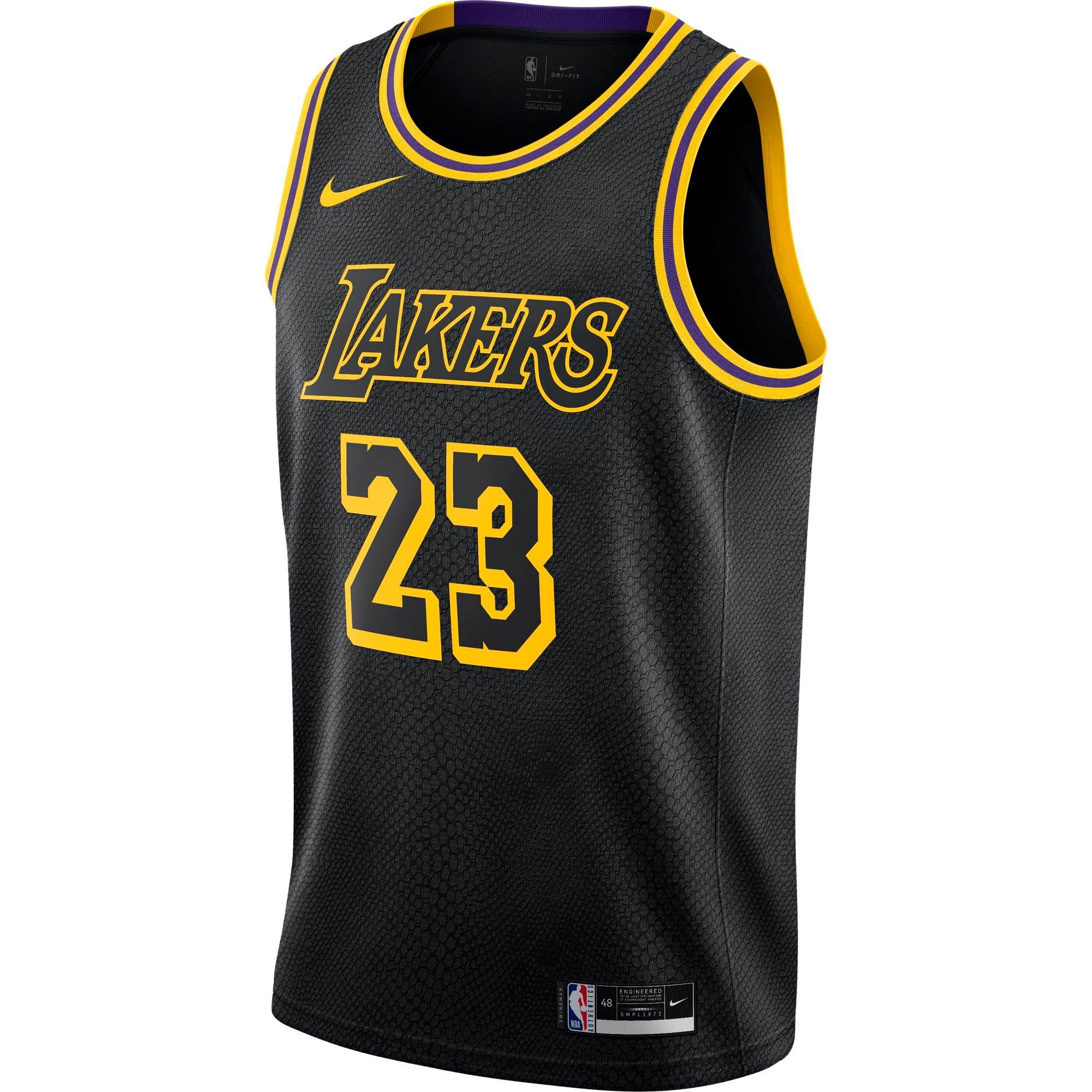 Mens LeBron James #23 2019 All-Star Black Los Angeles Lakers T-Shirts  327012-190, LeBron James Lakers T-Shirt, Mamba Jersey