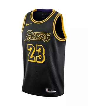 Nike Men's Los Angeles Lakers Lebron James Black Mamba Jersey