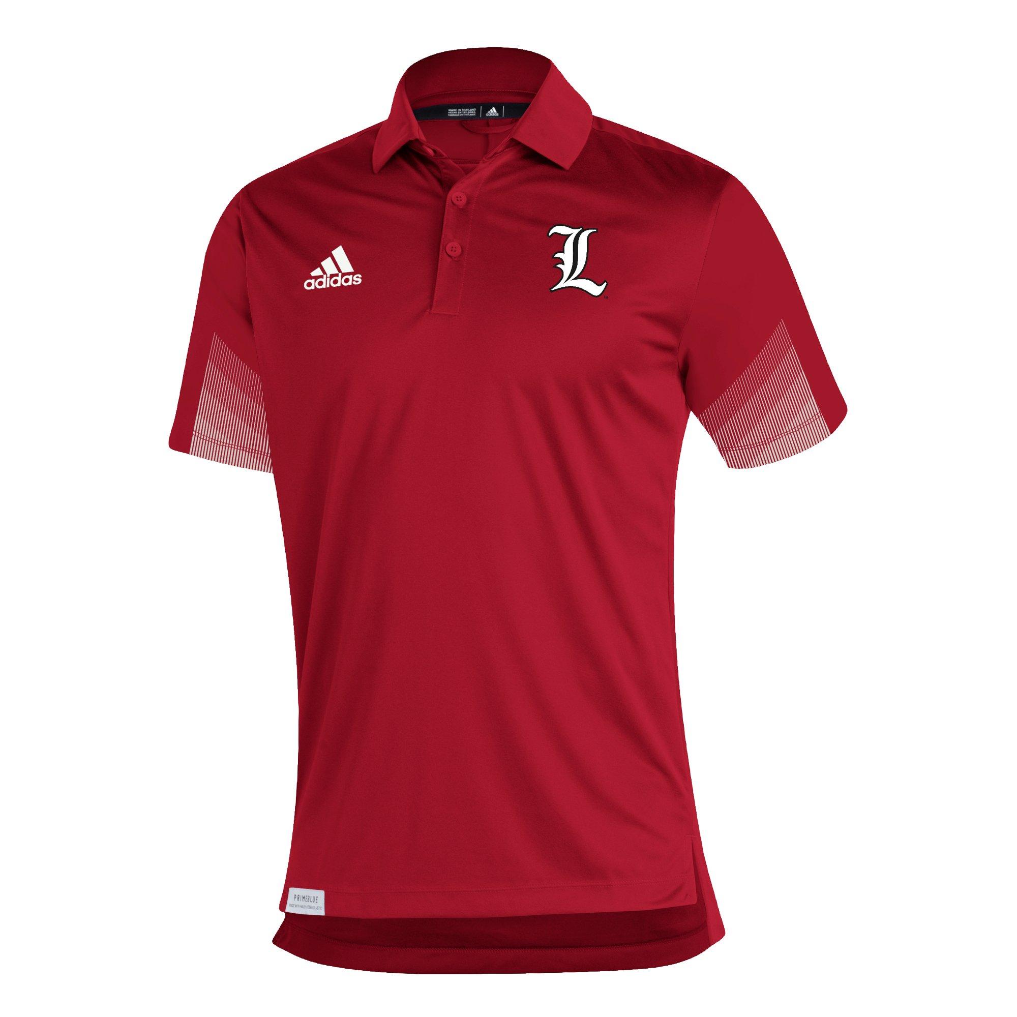 Women's Adidas Red Louisville Cardinals Sideline Fresh Short Sleeve T-Shirt Size: Large