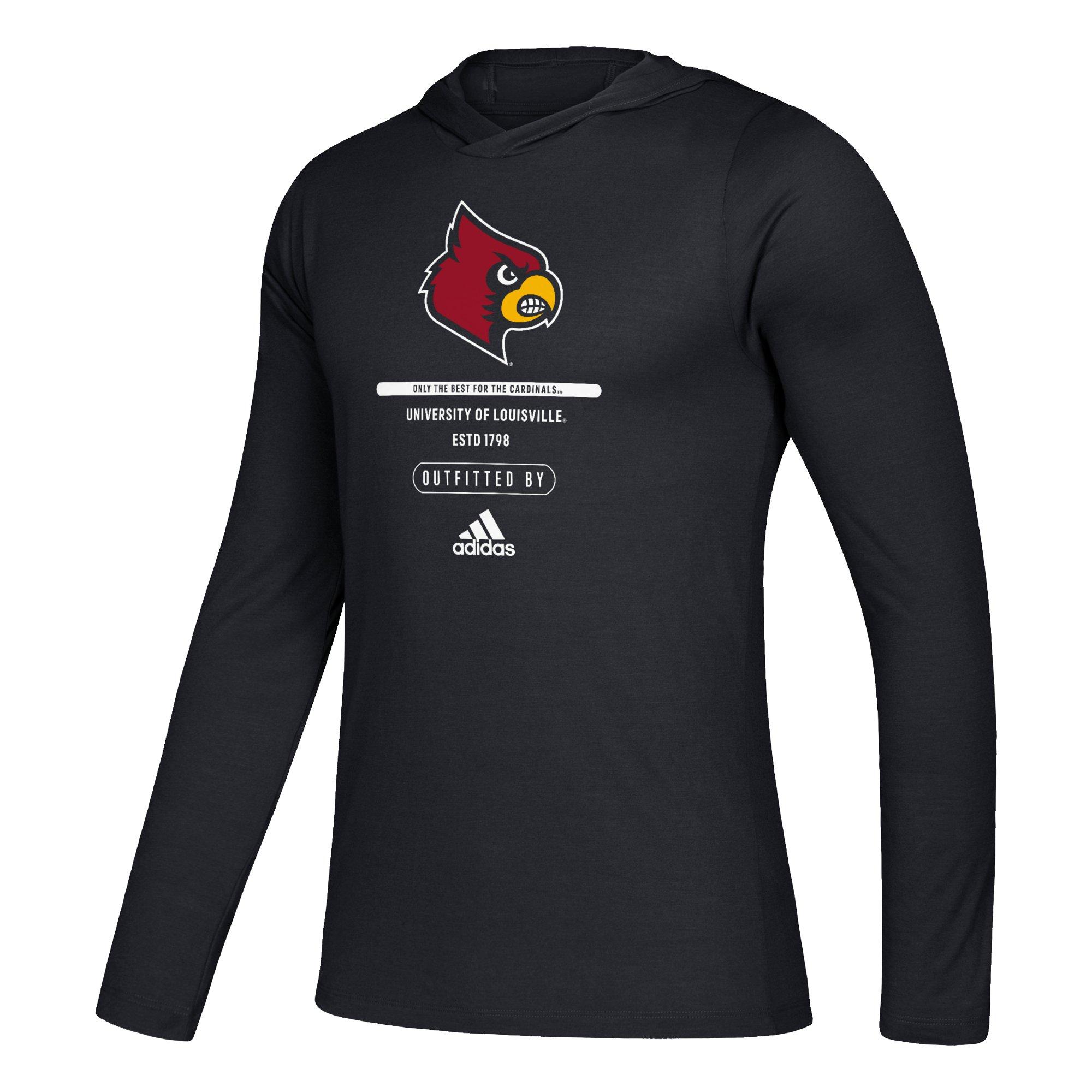 adidas, Shirts, Nwt Louisville Cardinals Adidas Hoodie Sweatshirt