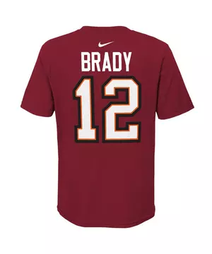 Nike Youth Tampa Bay Buccaneers Tom Brady Name & Number T-Shirt - Hibbett