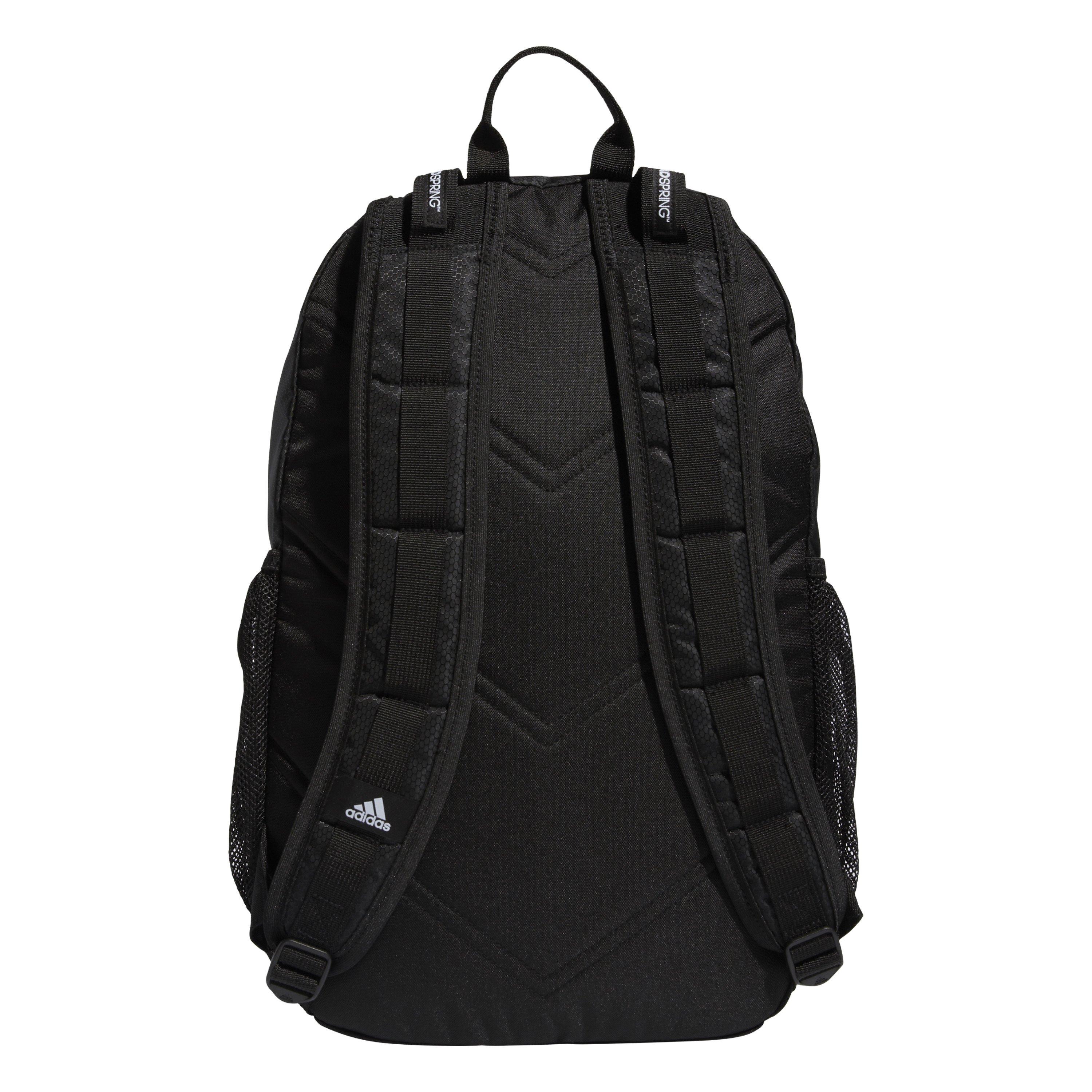 Adidas Black w/Silver Tech Friendly Load Spring Backpack Unisex School