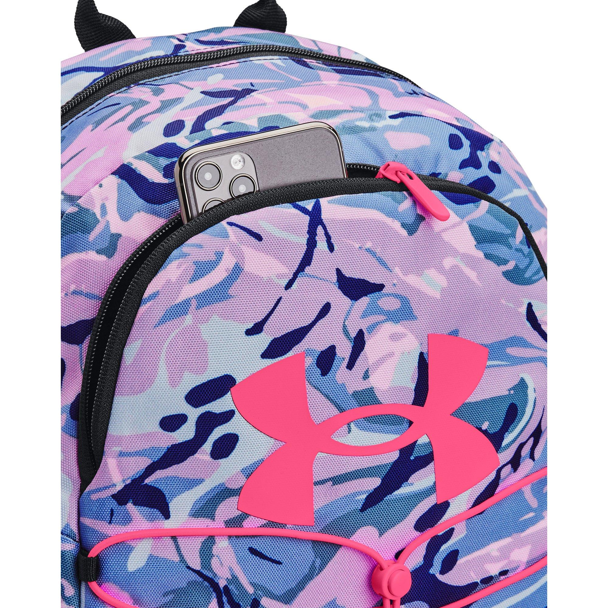 Under armour pink on sale backpack