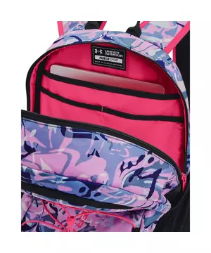  Under Armour Hustle Mesh Backpack, (100) White/Pink Punk/Pink  Punk, One Size Fits Most : Clothing, Shoes & Jewelry