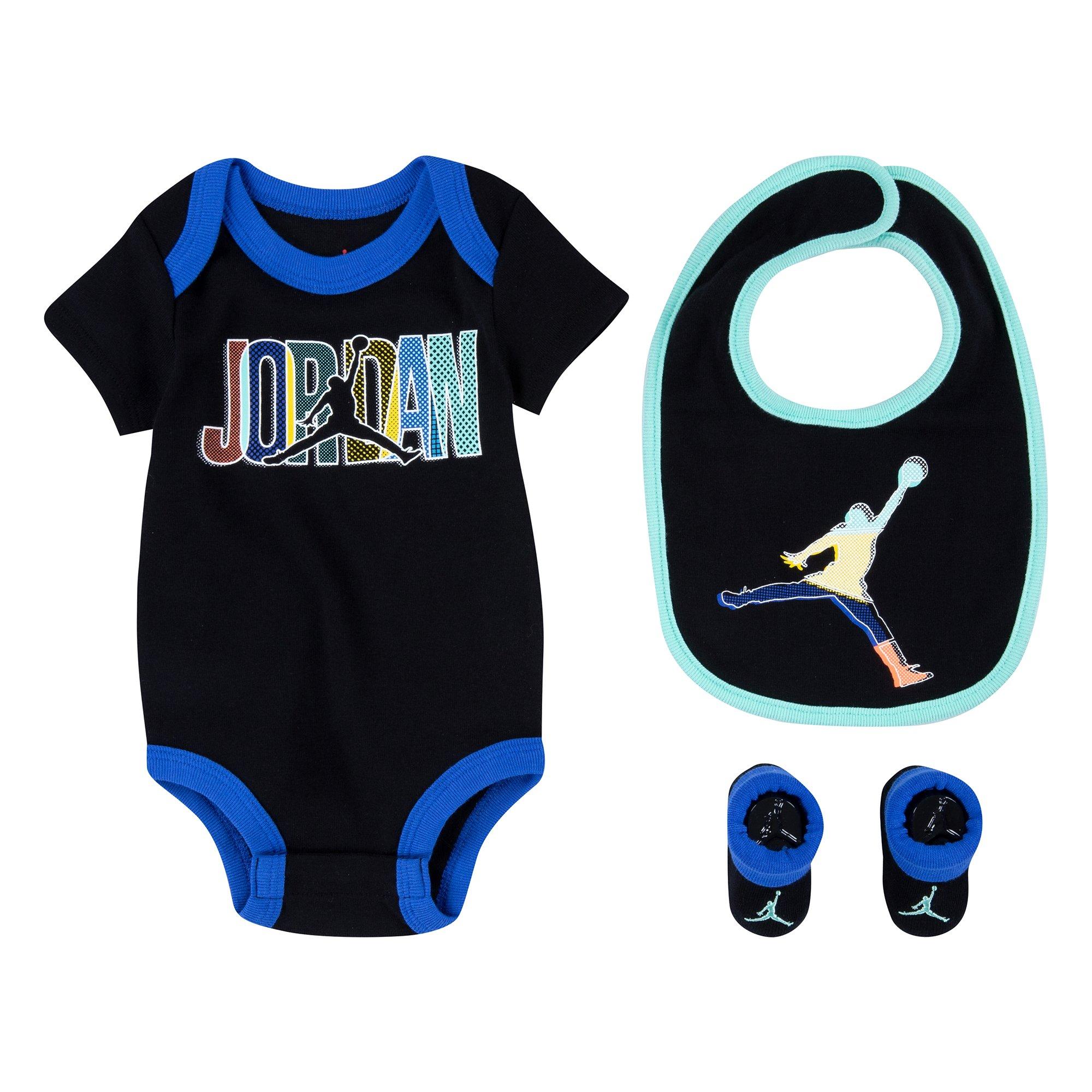 Jordan Infant Boys' Bodysuit, Hat, and Booties 3-Piece 