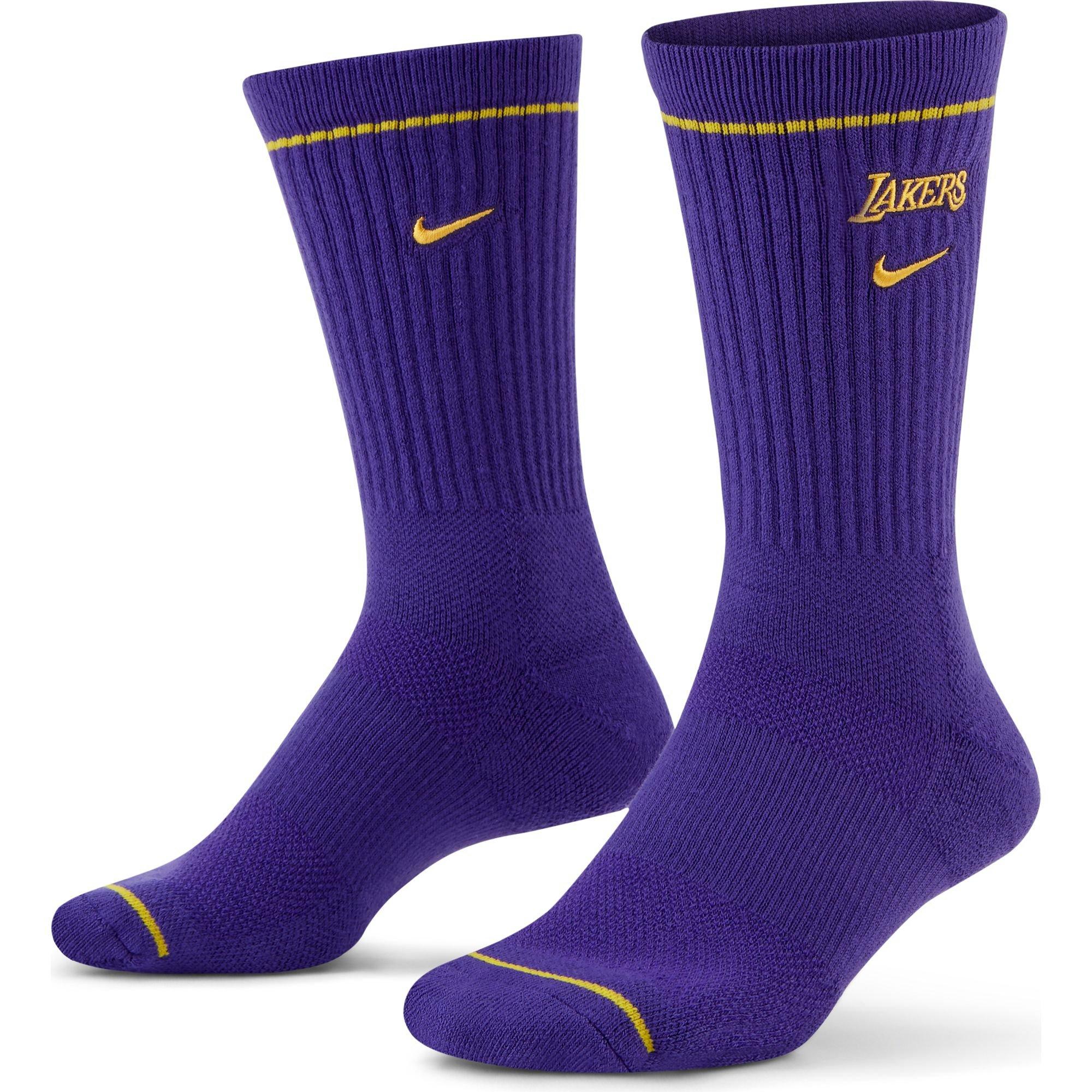 Lakers hot sale nike socks