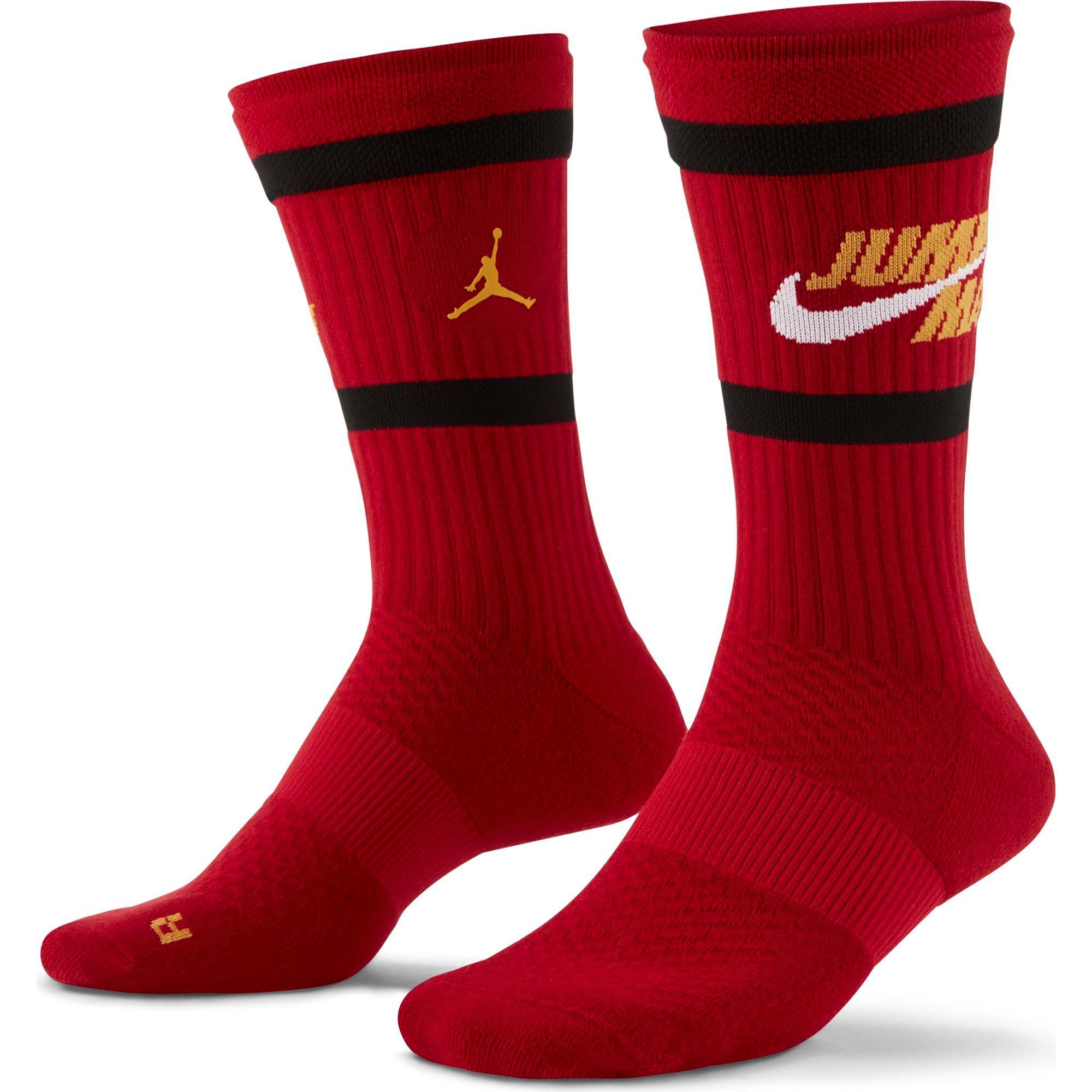 black and gold jordan socks