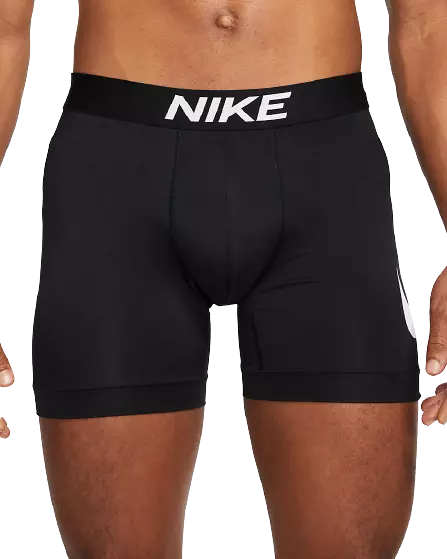 Nike Men's Essential Micro Boxer Briefs - BLACK/WHITE