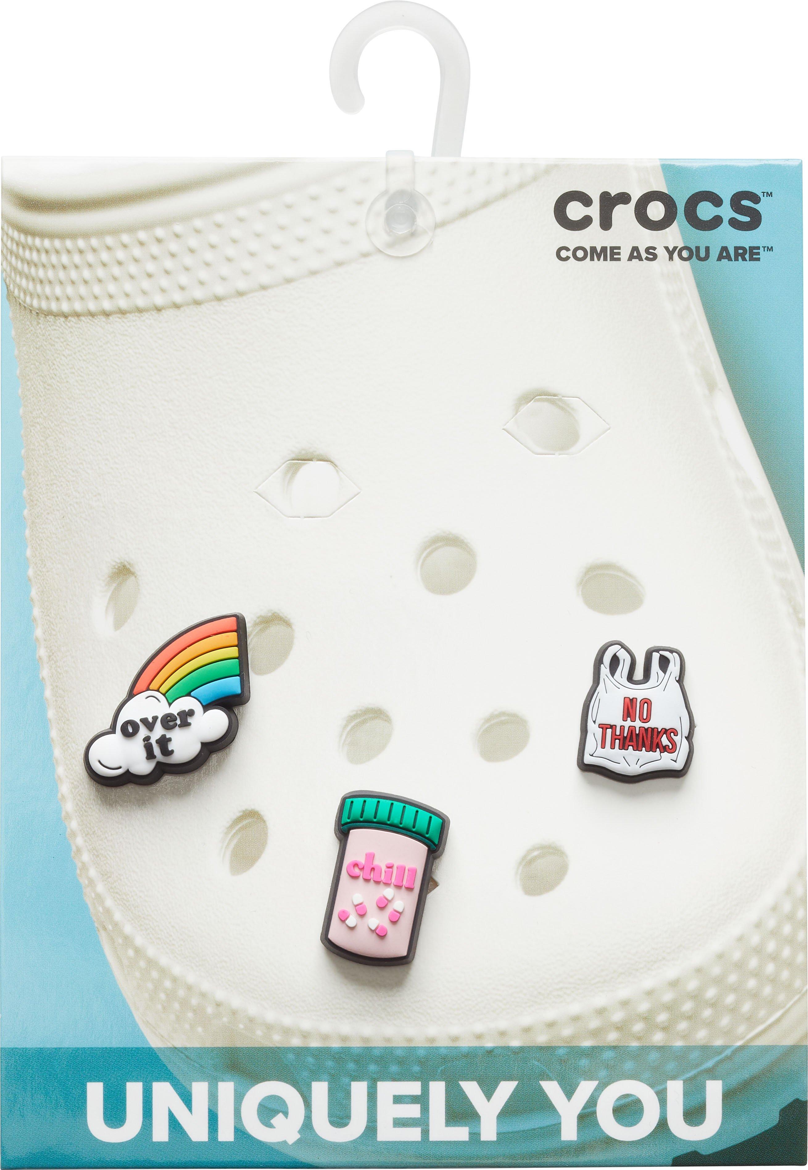 Crocs Funny Sayings Jibbitz Charms-3Pk - AS SHOWN Thumbnail View 2