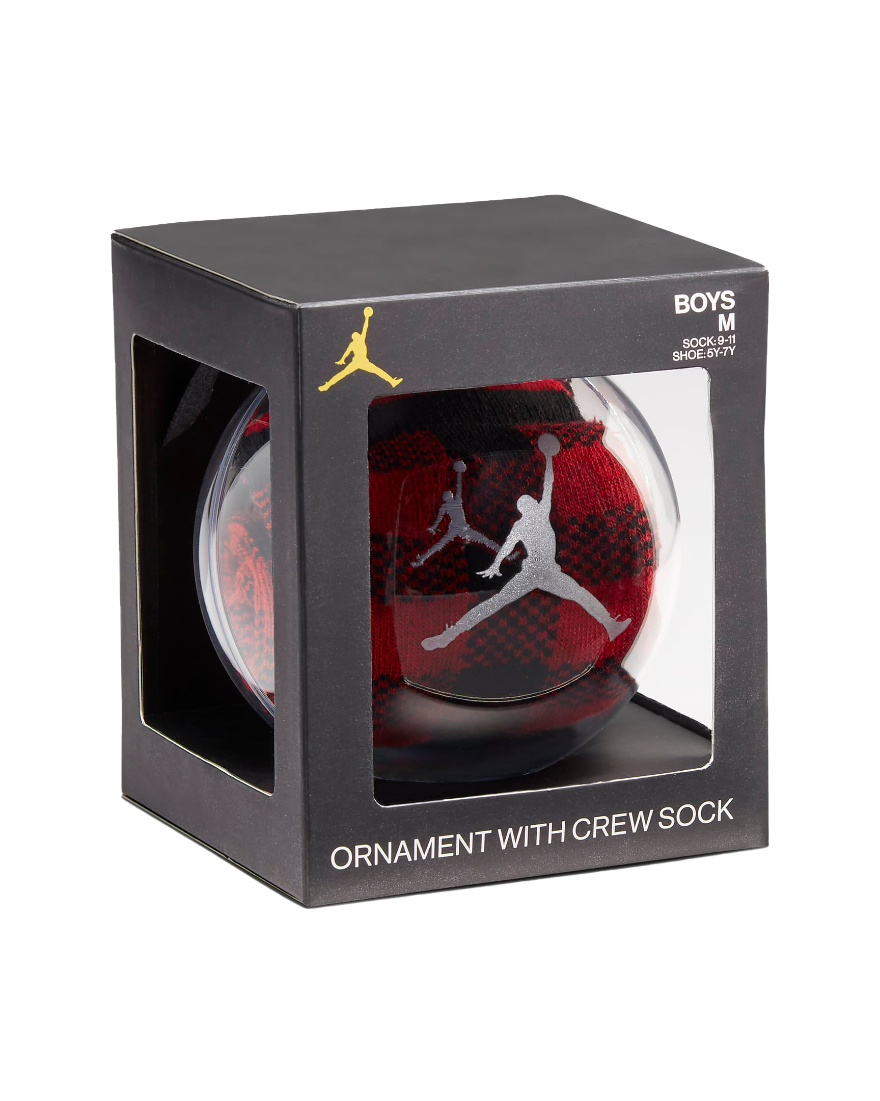 Jordan Ornament Big Kids' Crew Socks Box Set