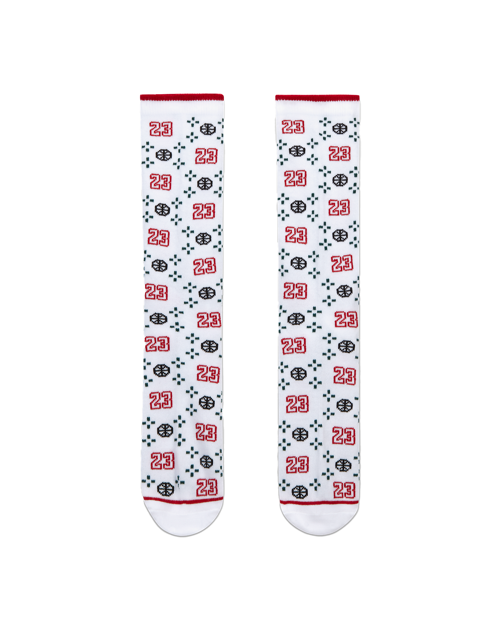 Jordan Printed Crew Socks Ornament Big Kids' Box Set