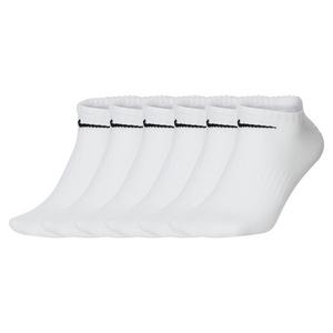Nike Everyday Lightweight Training "White" No-Show Socks (6 Pairs)