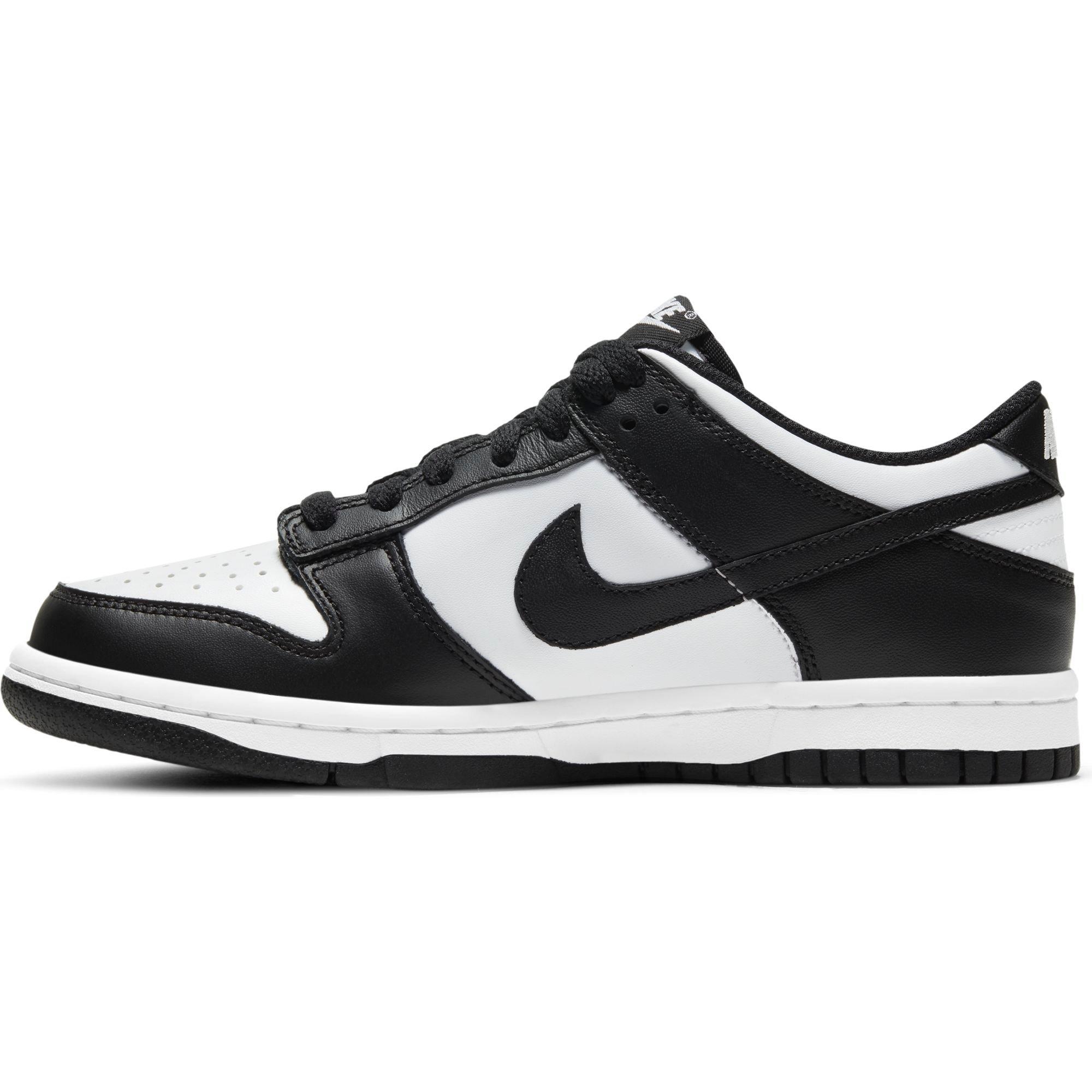 Black and outlet white nikes boys