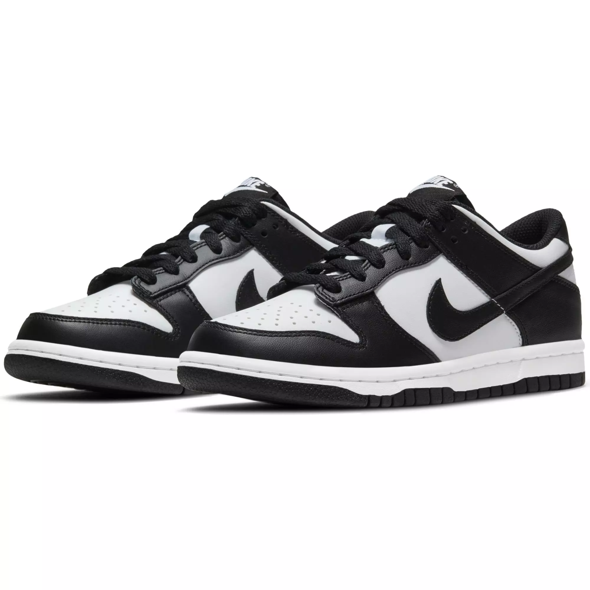 Nike Dunk Low "Black/White" Grade School Kids' Shoe - BLACK/WHITE