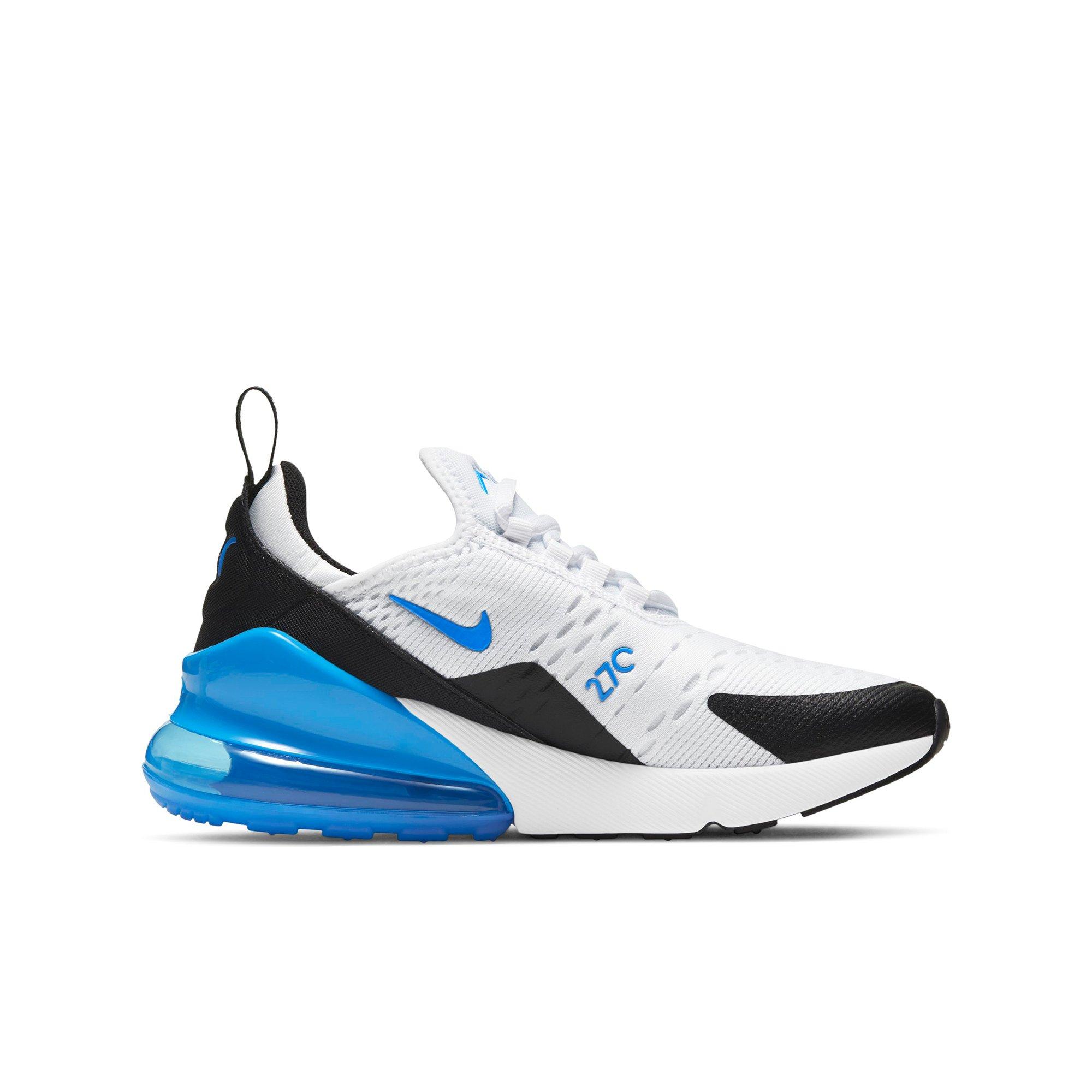 Air max 270 outlet boys' grade school white/black/white