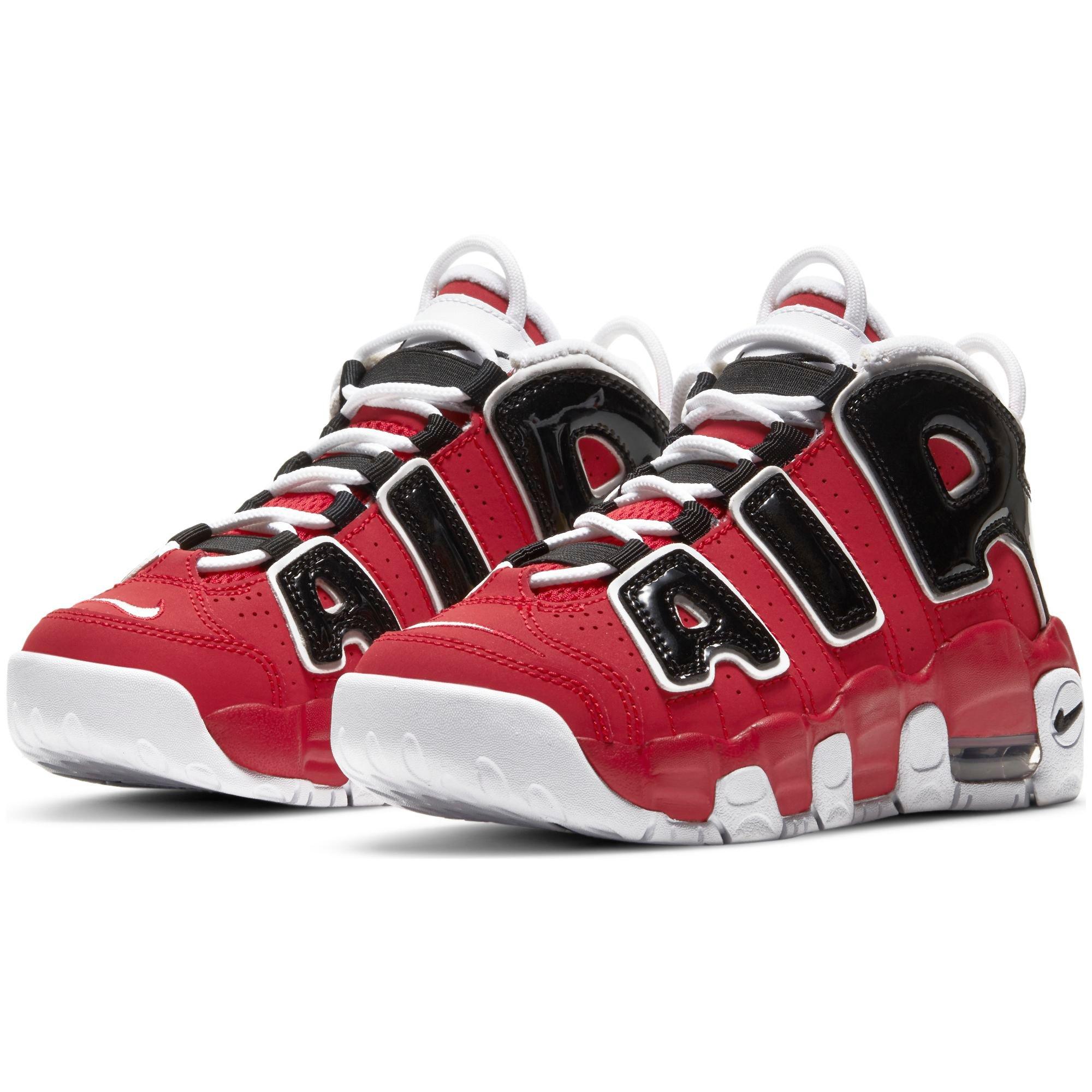 red black and white uptempos