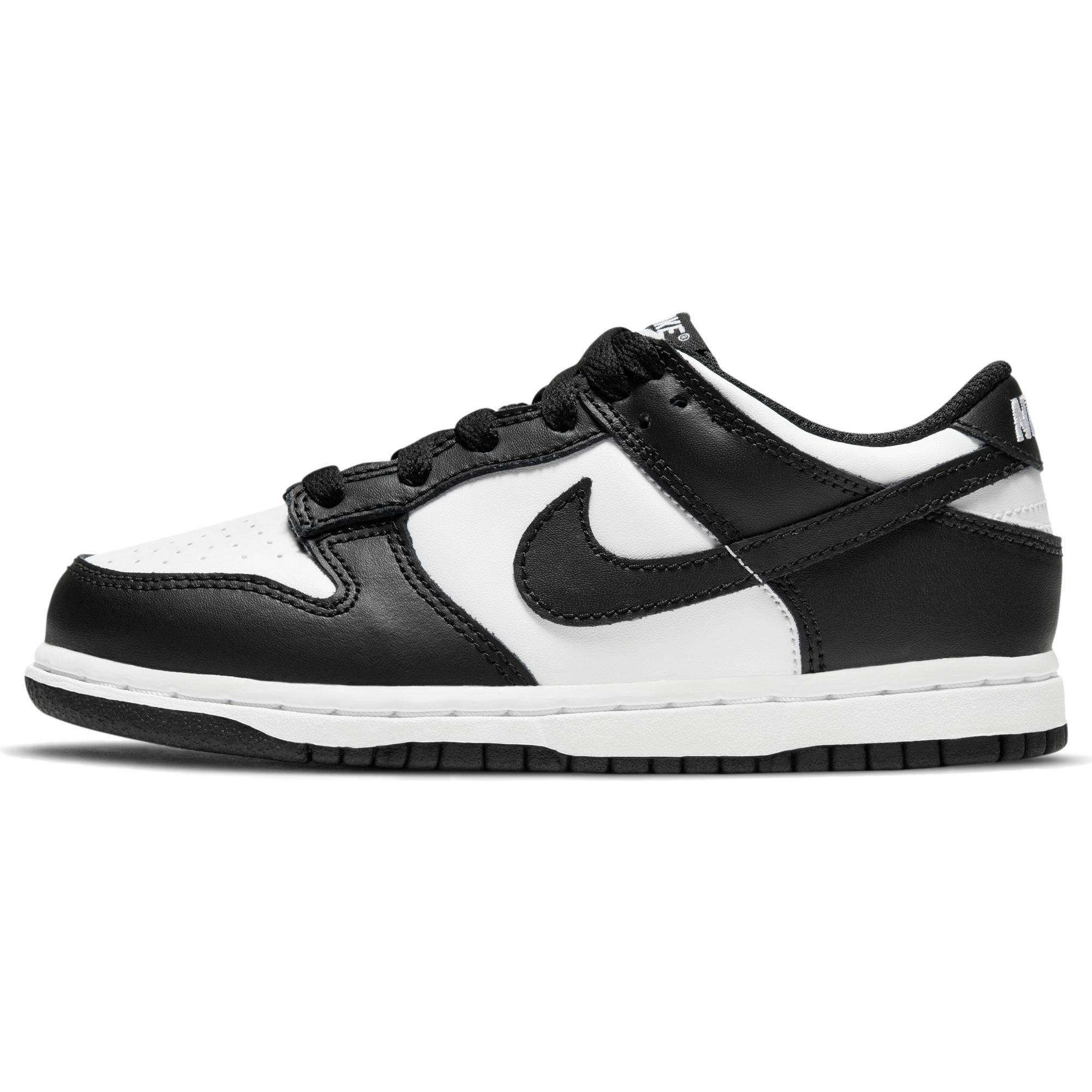 Nike Dunk Low BlackWhite Preschool Kids Shoe - Hibbett | City Gear