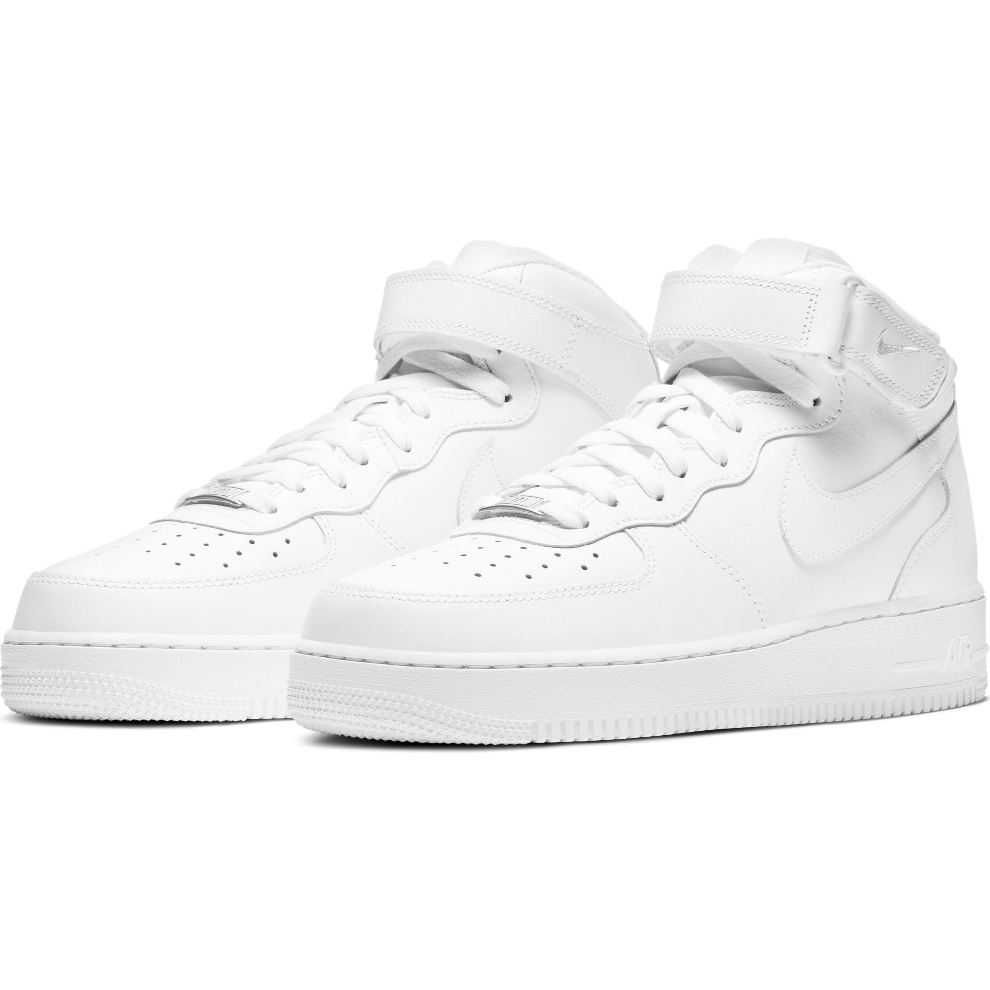 nike air force 1 white mid mens