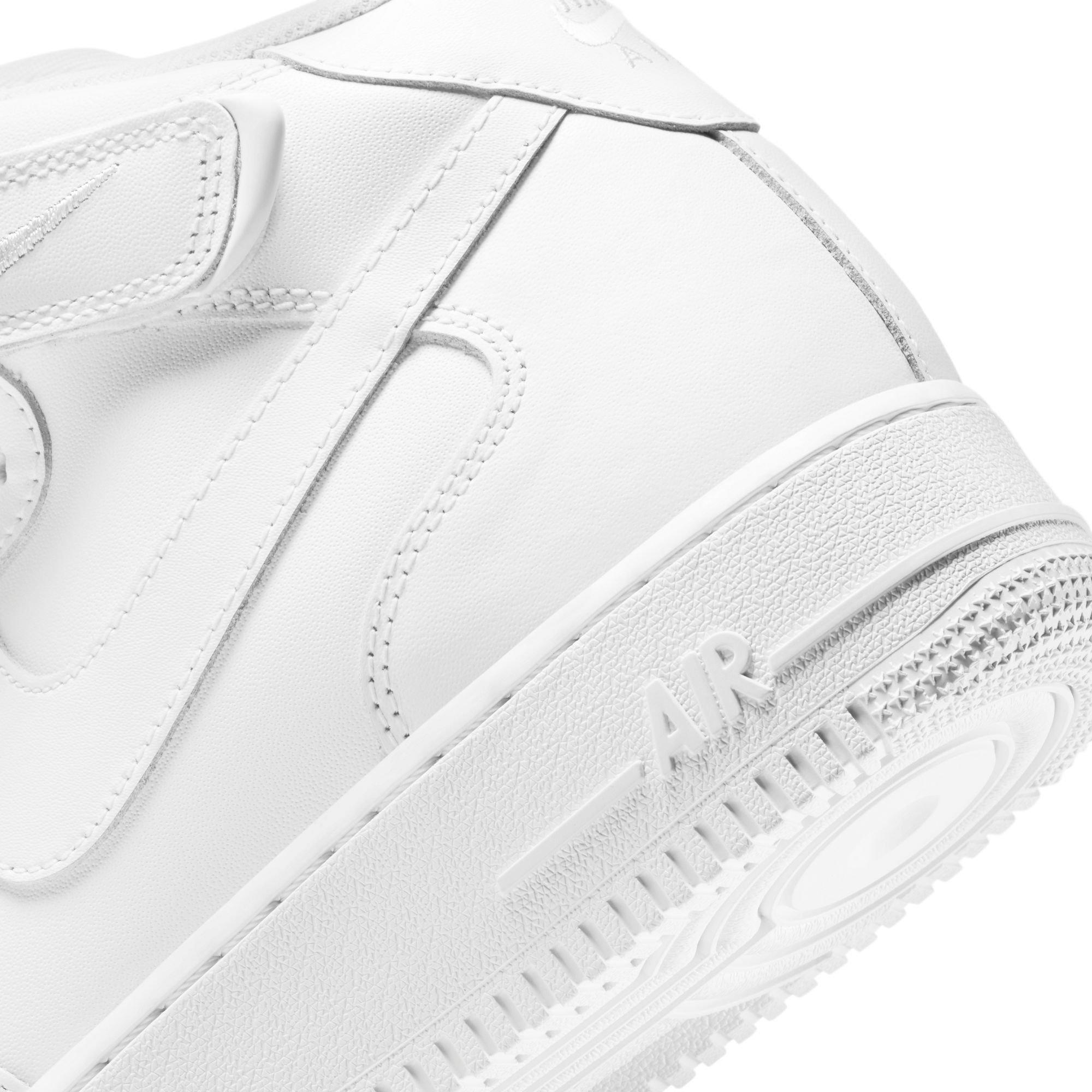 Nike Air Force 1 Mid White Men's Shoe - Hibbett