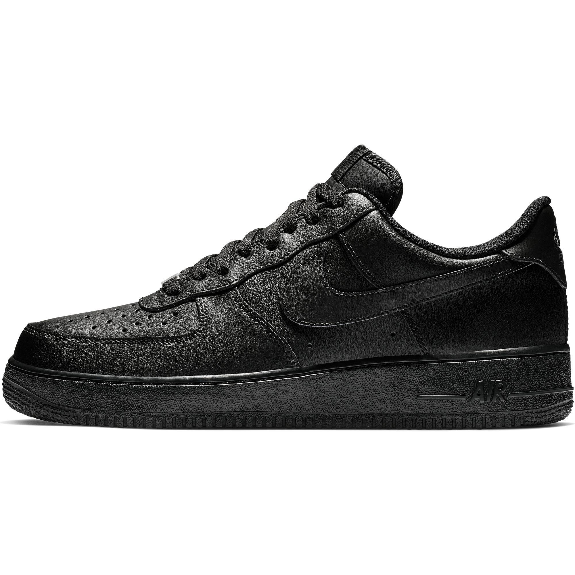 Nike Air Force 1 '07 Low "Black/Black" Men's Shoe - BLACK Thumbnail View 4