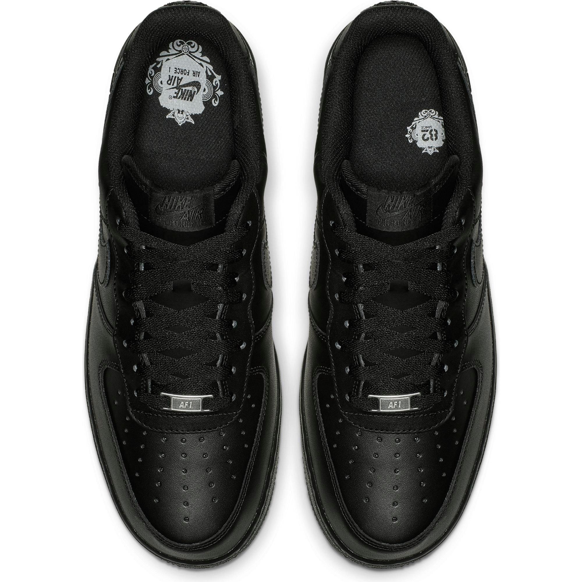 Nike Air Force 1 '07 Low "Black/Black" Men's Shoe - BLACK Thumbnail View 7