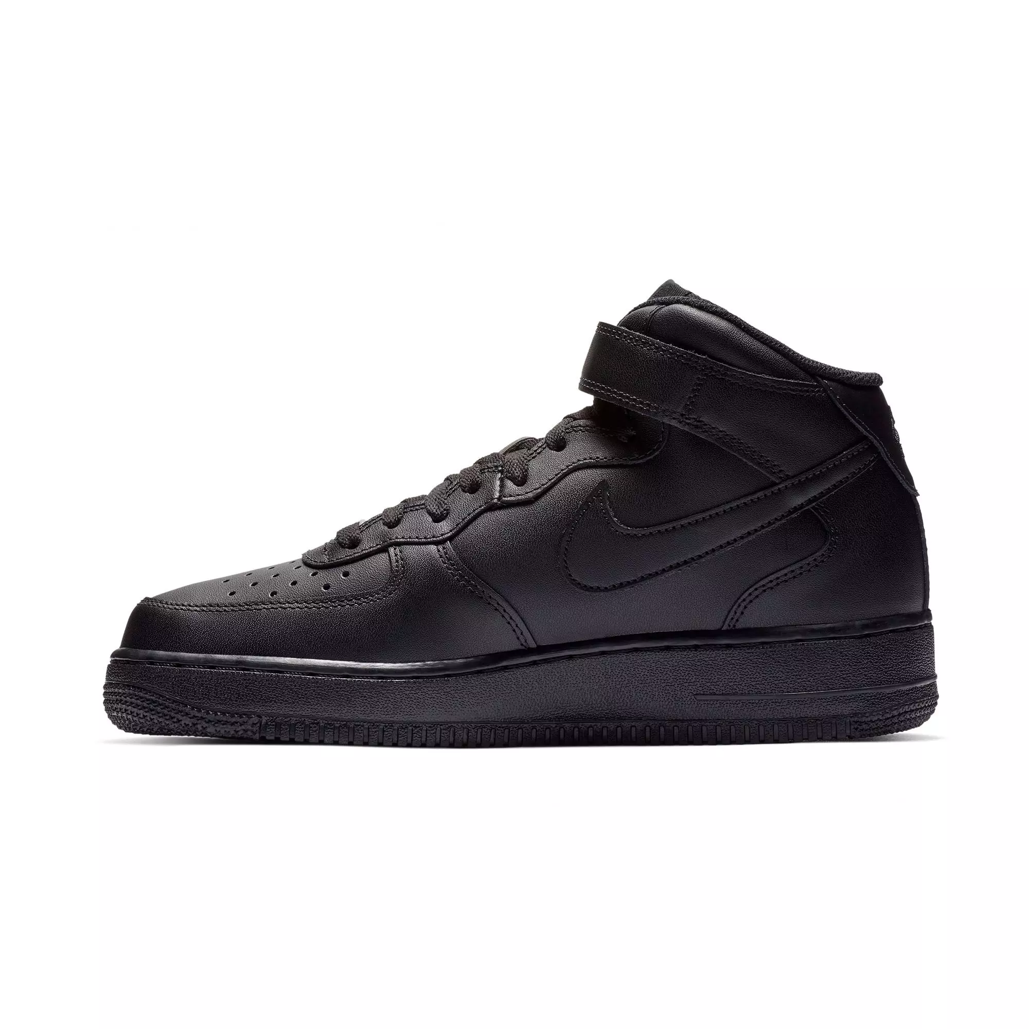 Nike Air Force 1 Mid "Black" Men's Shoe - BLACK