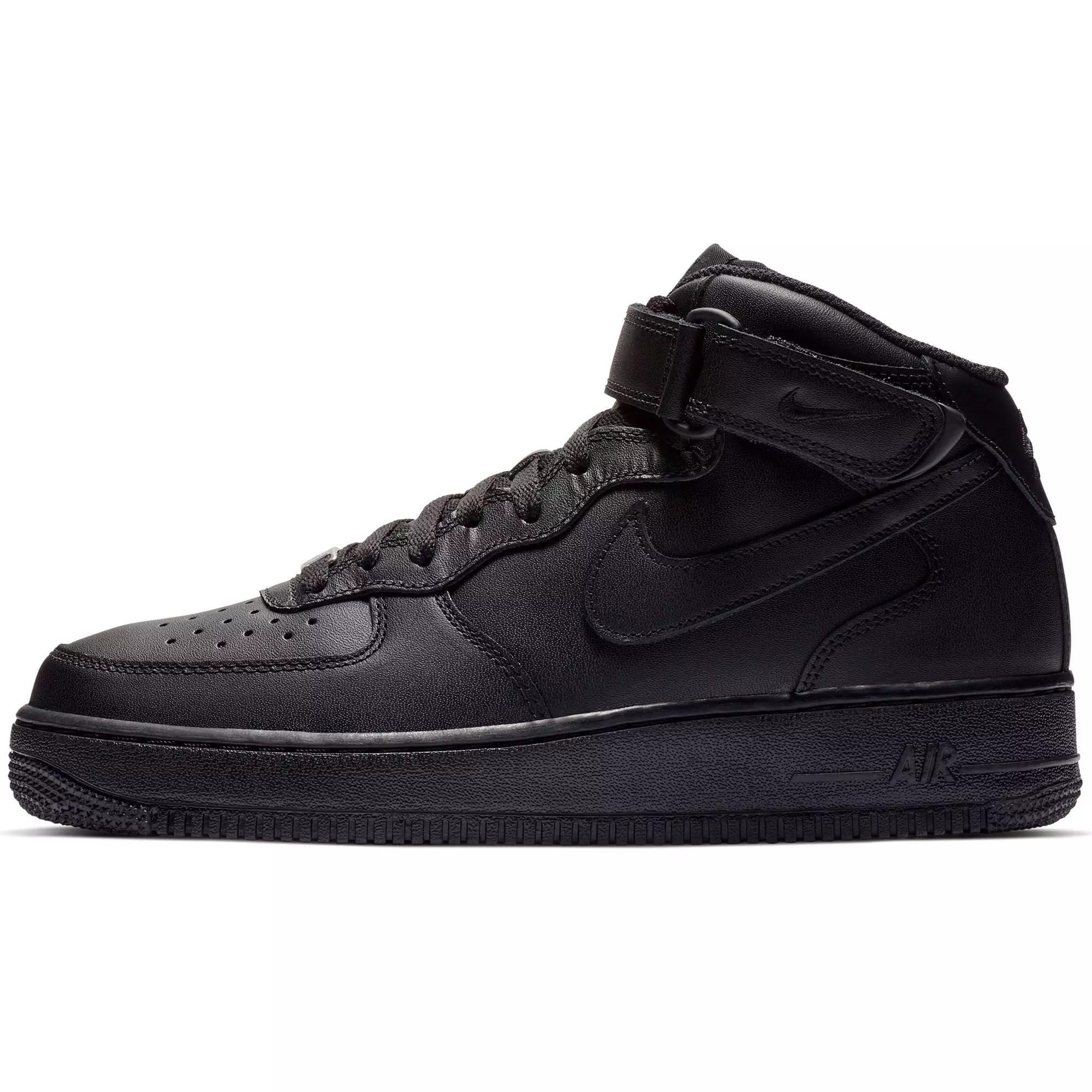 Nike Air Force 1 Mid "Black" Men's Shoe - BLACK