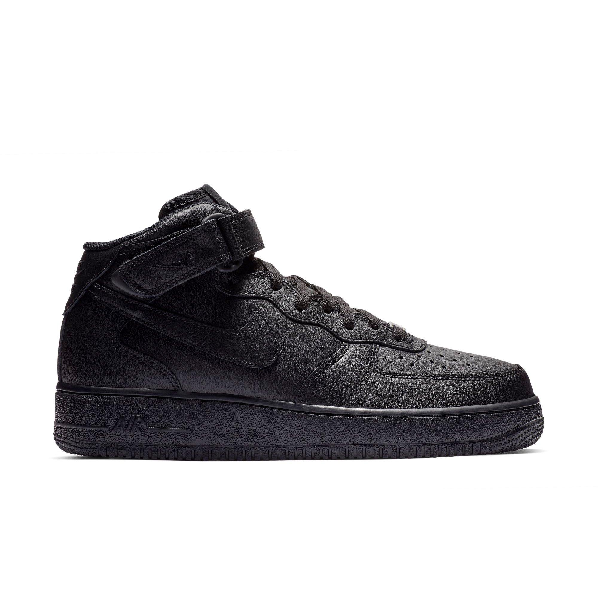 Mens Black Air Force 1 Shoes.