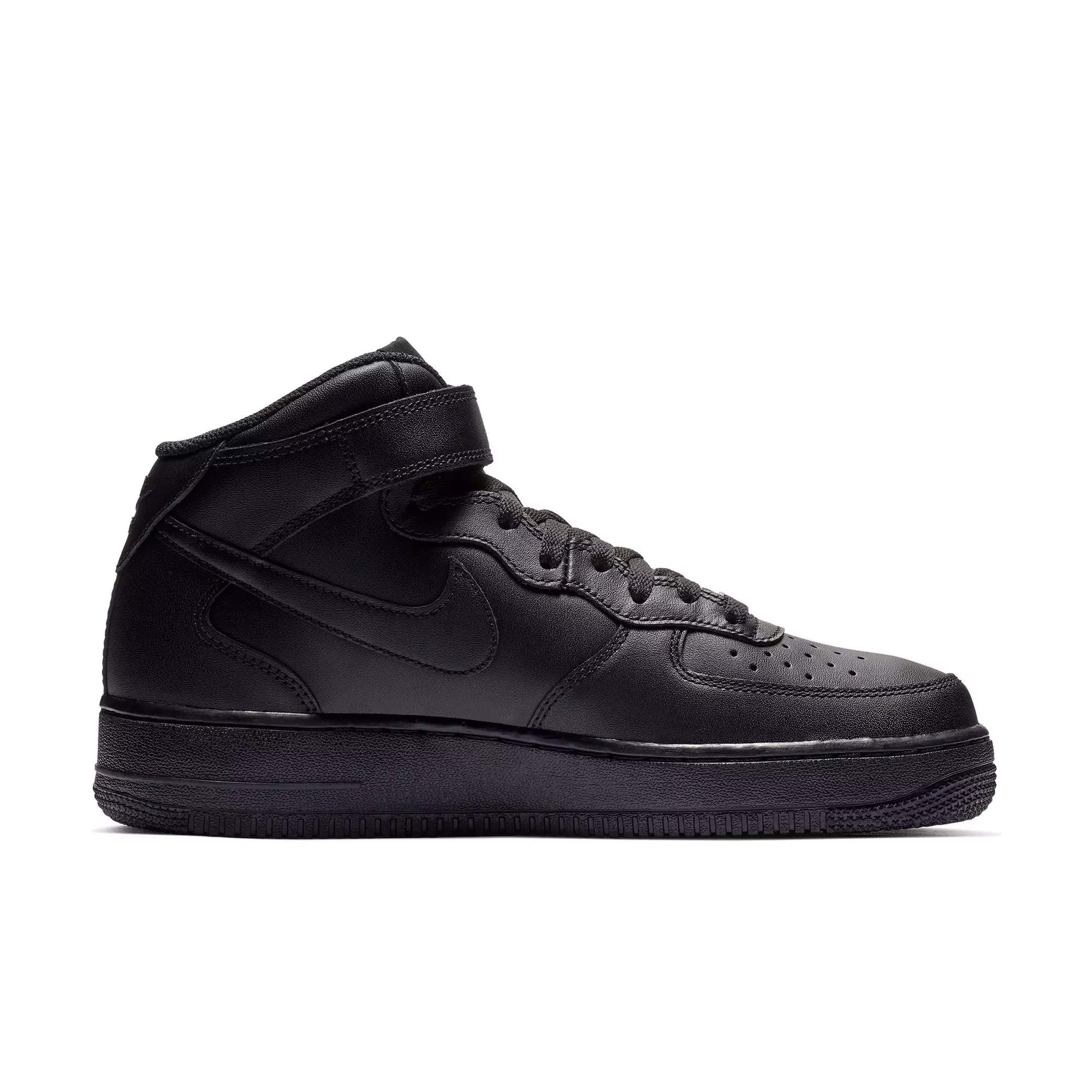 Nike Air Force 1 Mid "Black" Men's Shoe - BLACK