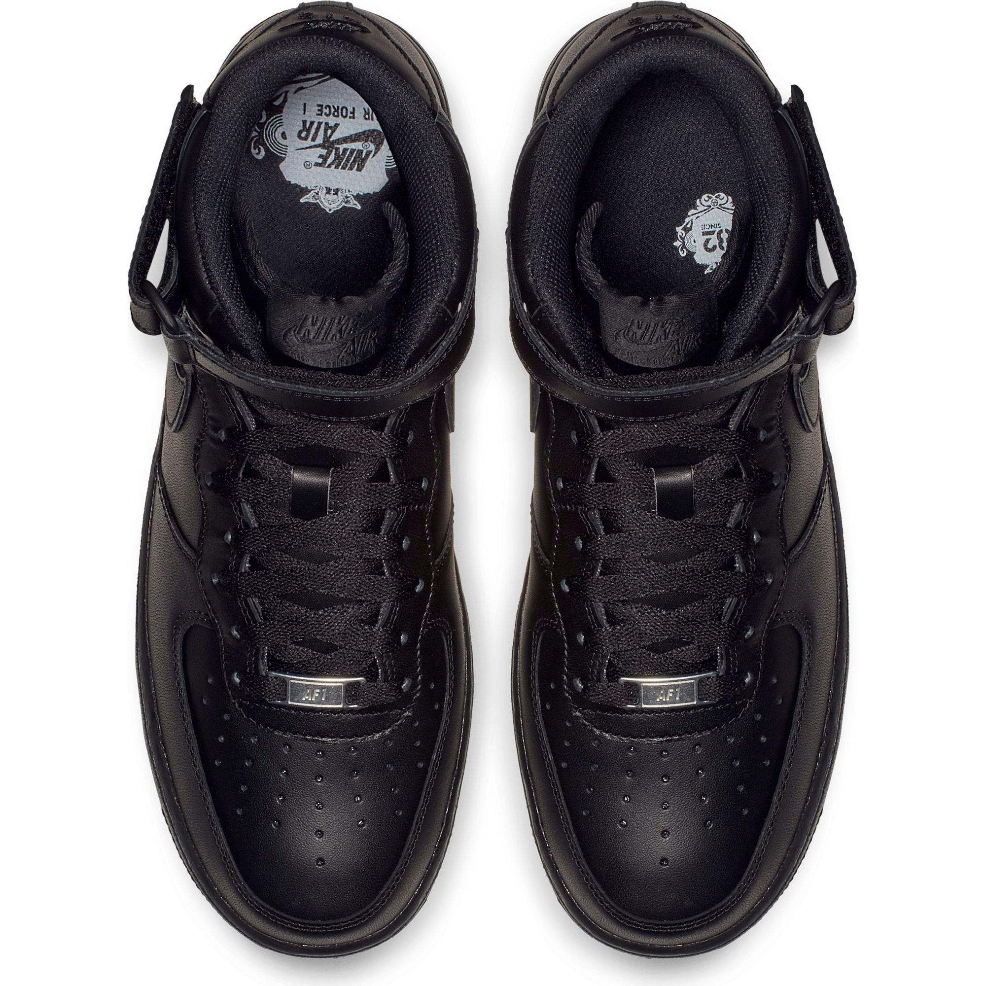 ONFEET Nike Air Force 1 Mid All Black Review