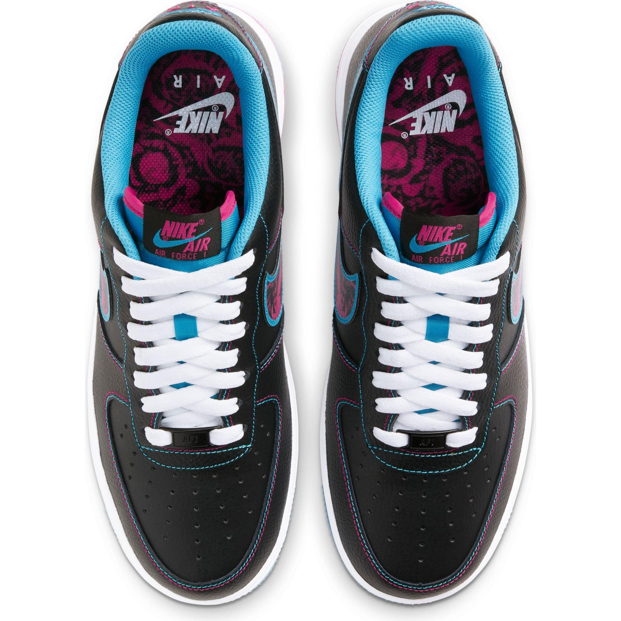 Nike Air Force 1 Low Top Sneaker Miami Vice NBA Edition Size 7Y/Woman’s 8.5