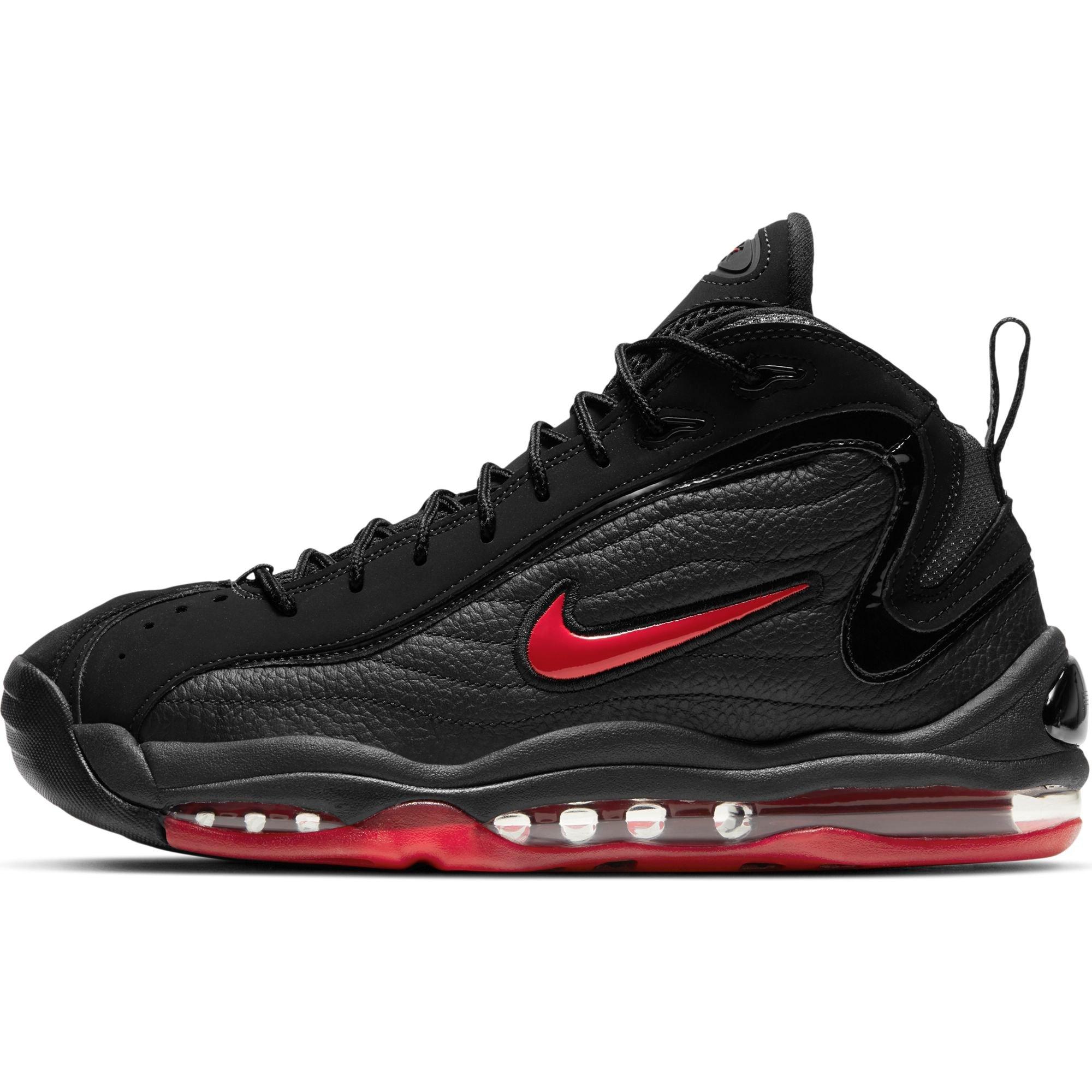 nike air total max uptempo black varsity red
