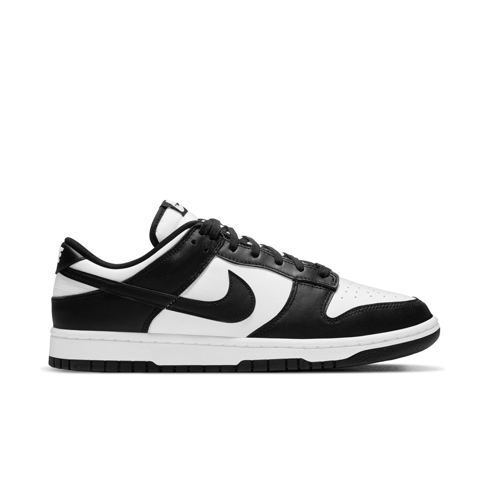 Nike Dunk Low Retro "White/Black" Men's Shoe - WHITE/BLACK Thumbnail View 1