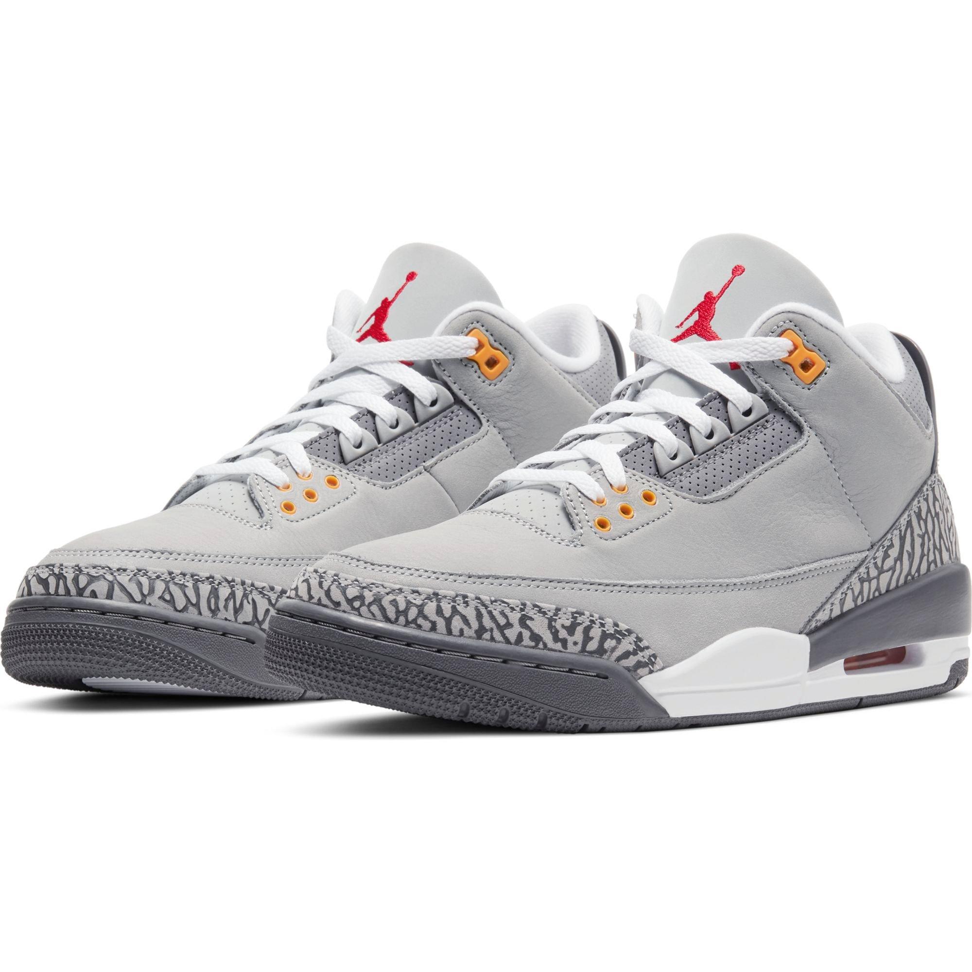 Jordan 3 Retro Silver Sport Red Orange Men S Shoe Hibbett City Gear