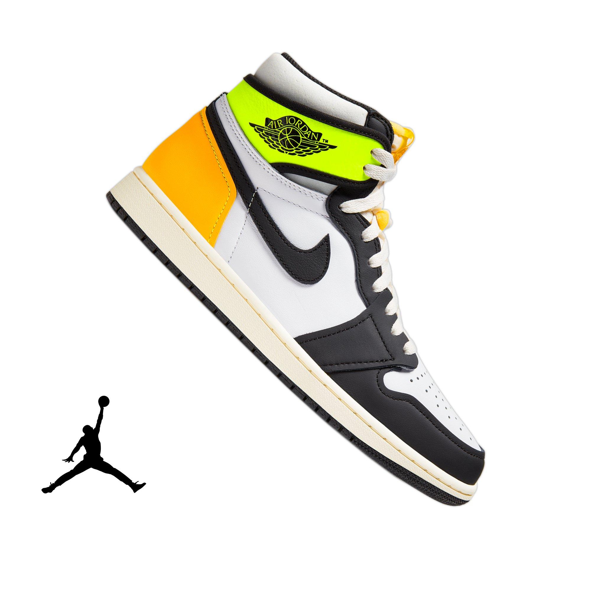 Jordan 1 Retro High Og White Black Volt University Gold Men S Shoe Hibbett City Gear