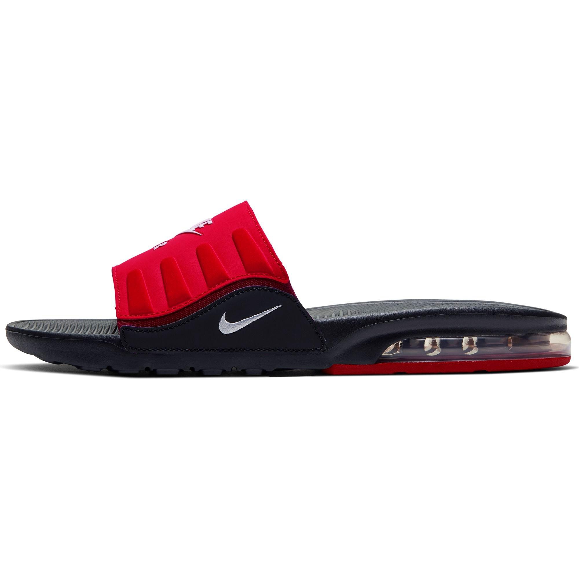 Nike air max slides sales red