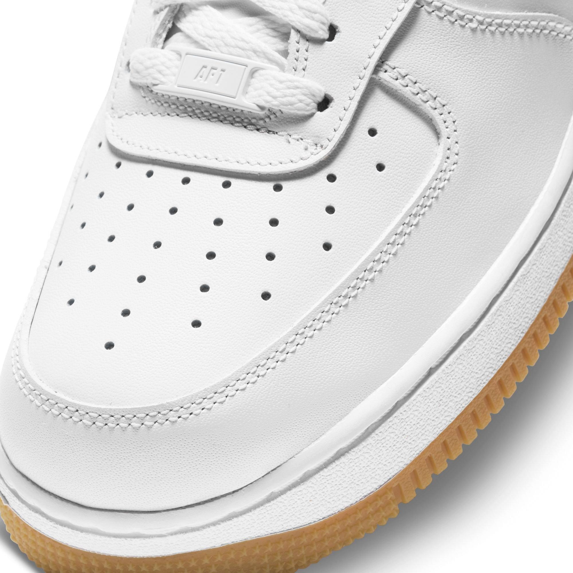 Air force 1 outlet white gum bottom