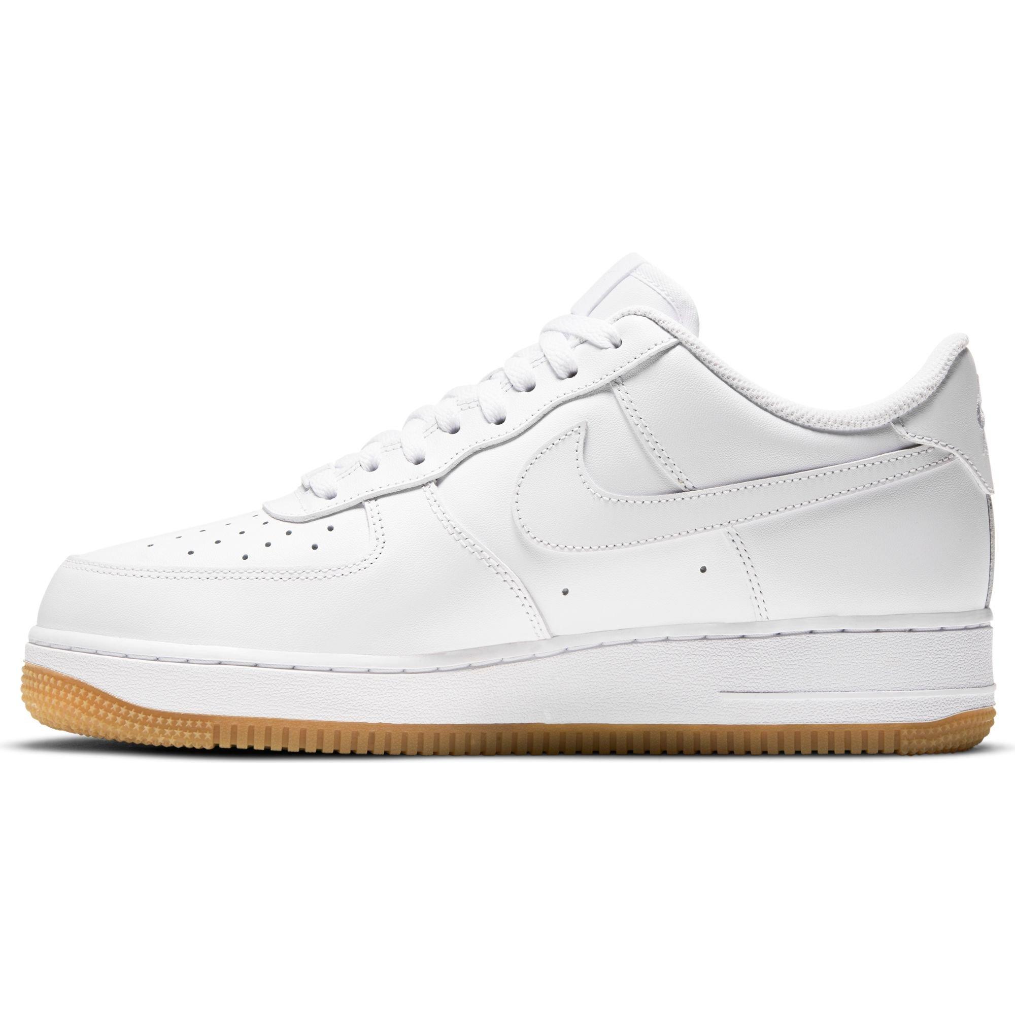 Nike Air Force 1 '07 Sneakers in White and Gum