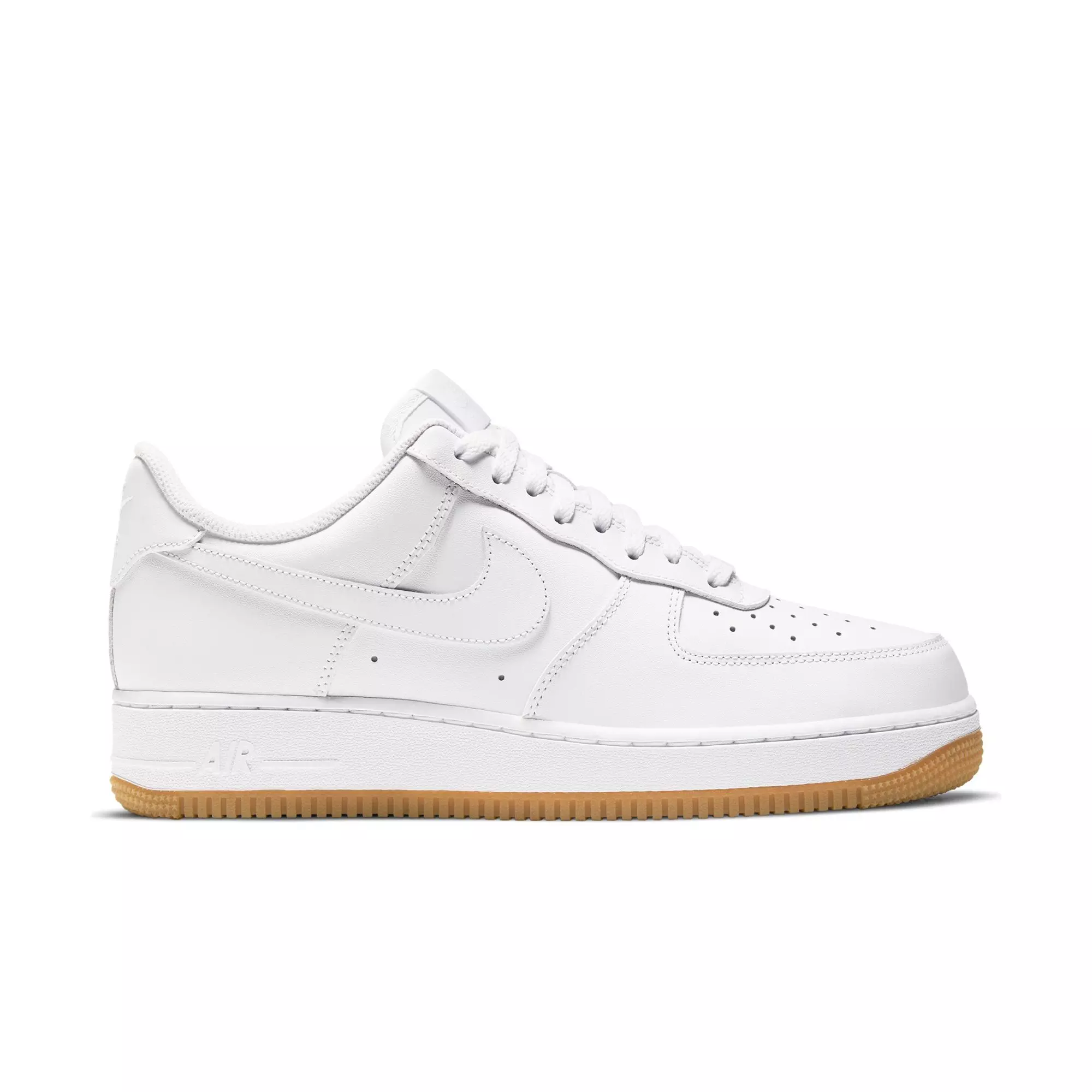 Nike Air Force 1 '07 "White/Gum" Men's Shoe - WHITE