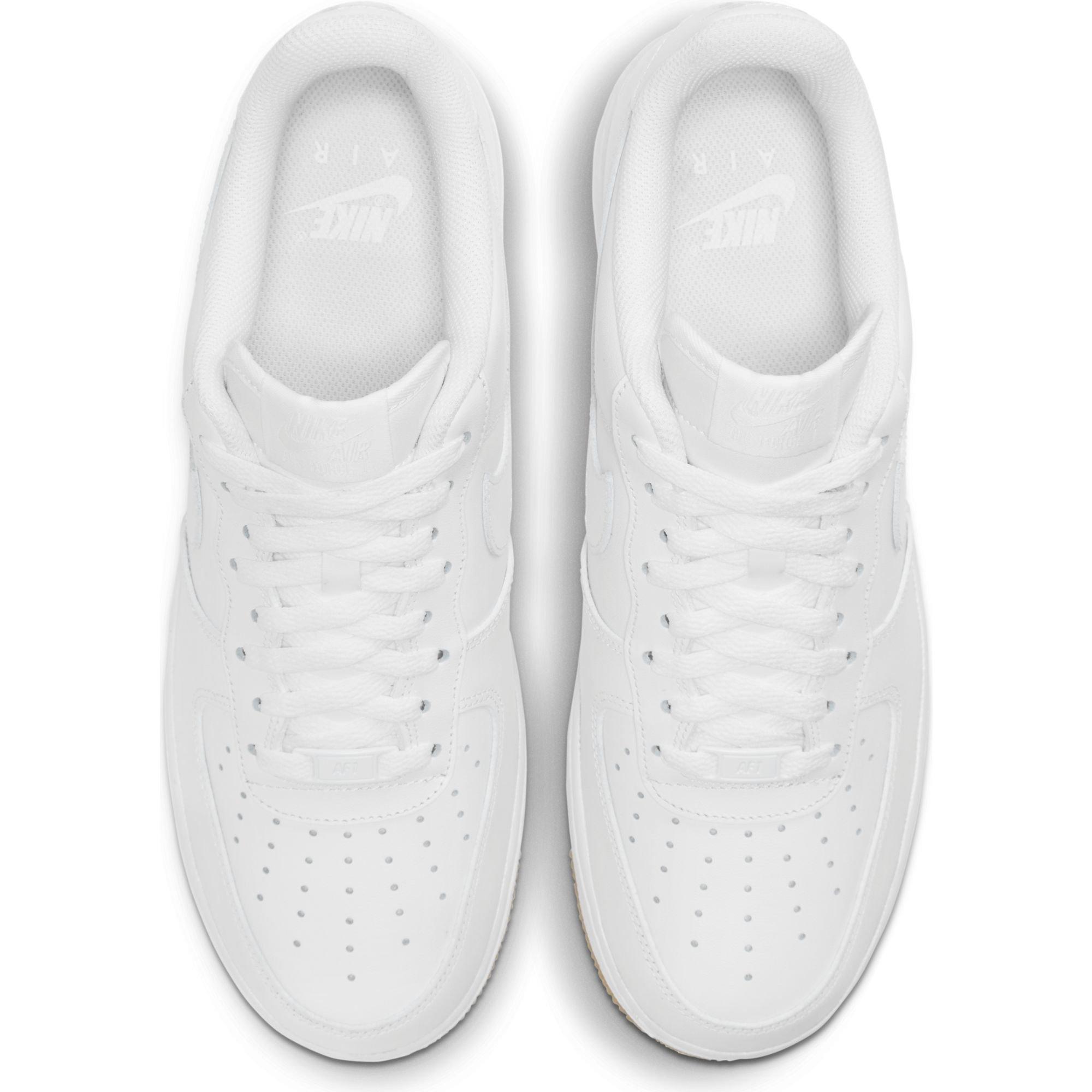 White gum bottom on sale air force ones