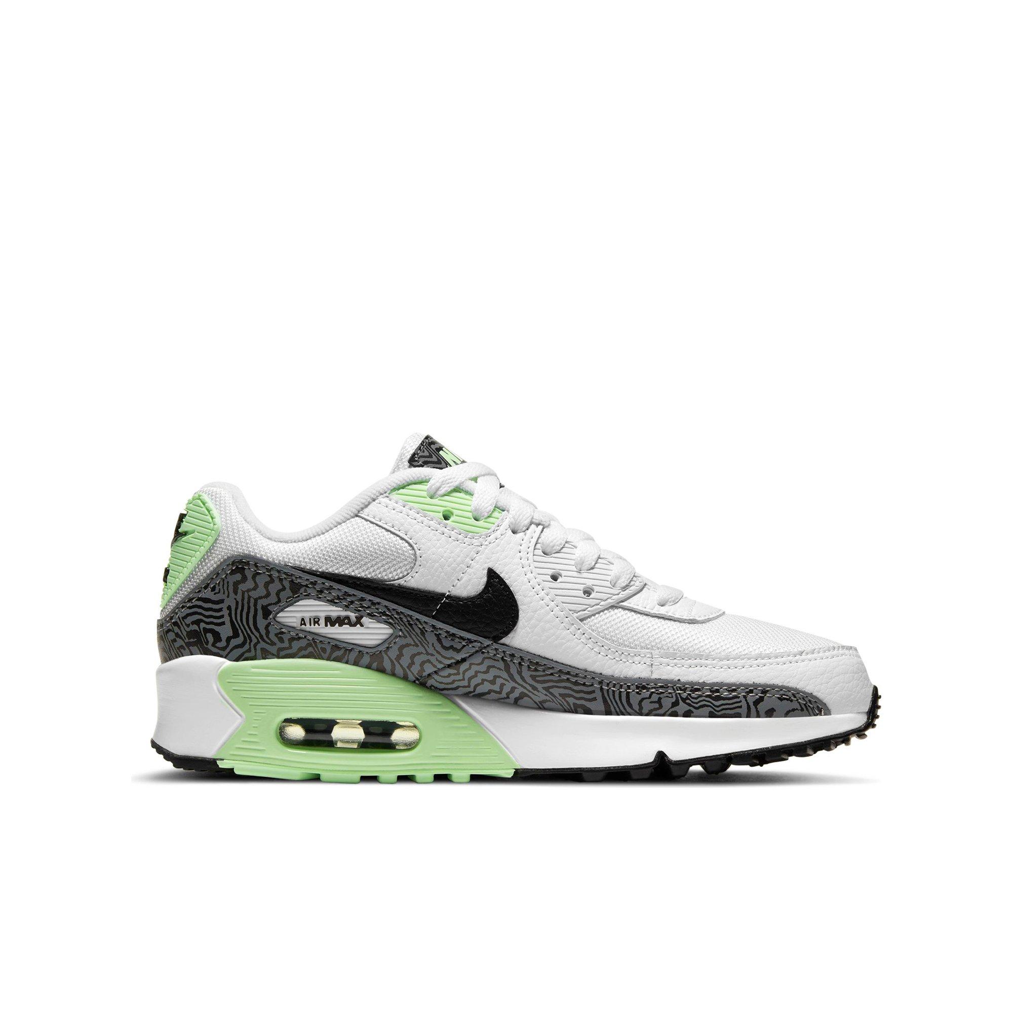 nike air max green and black