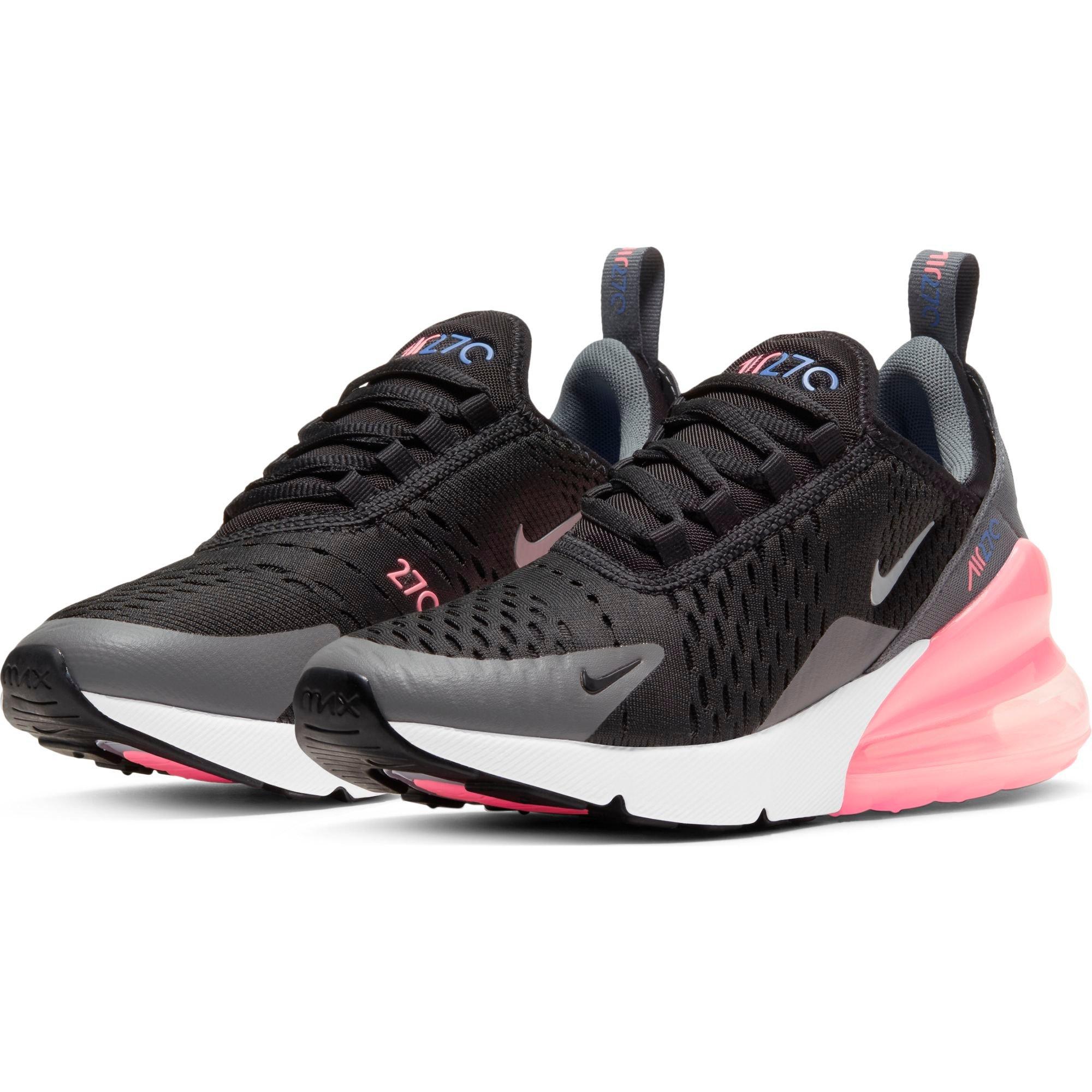 Nike air max 270 hot sale junior black and pink