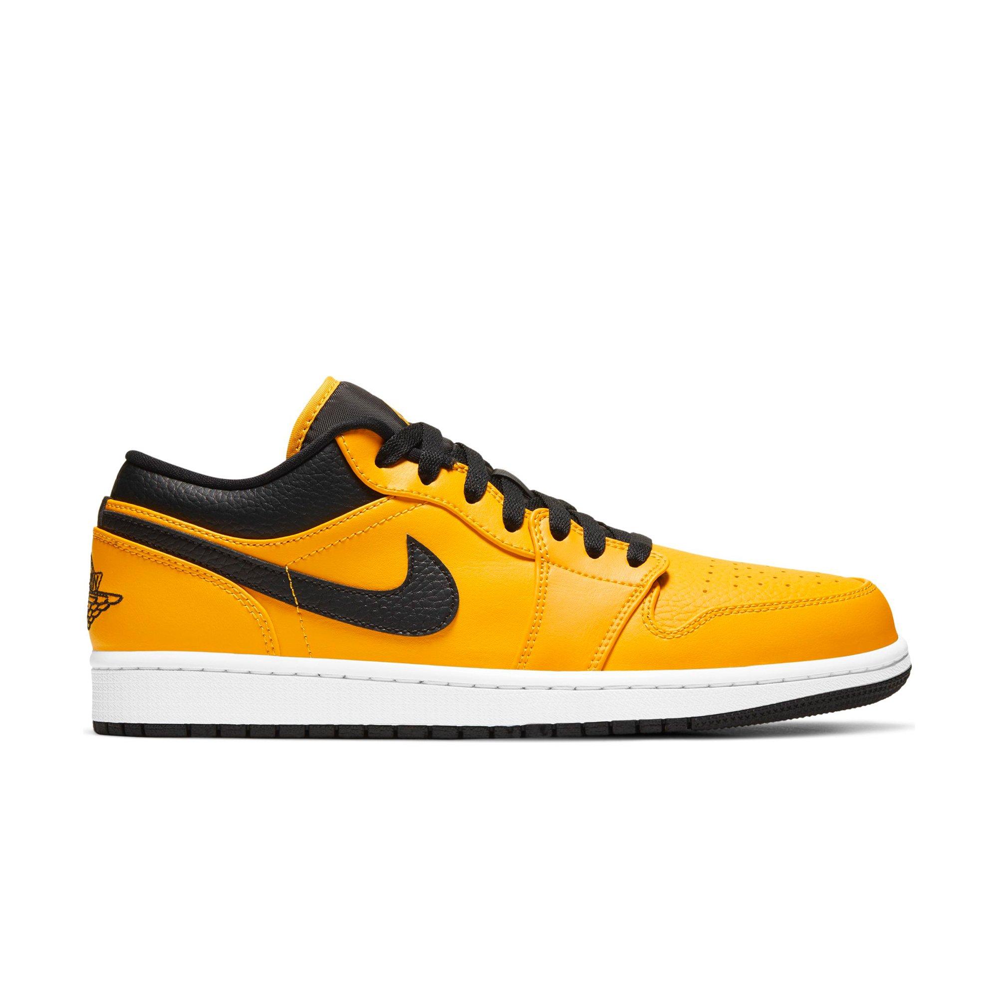 Jordan 1 Low University Gold Black White Men S Shoe Hibbett City Gear