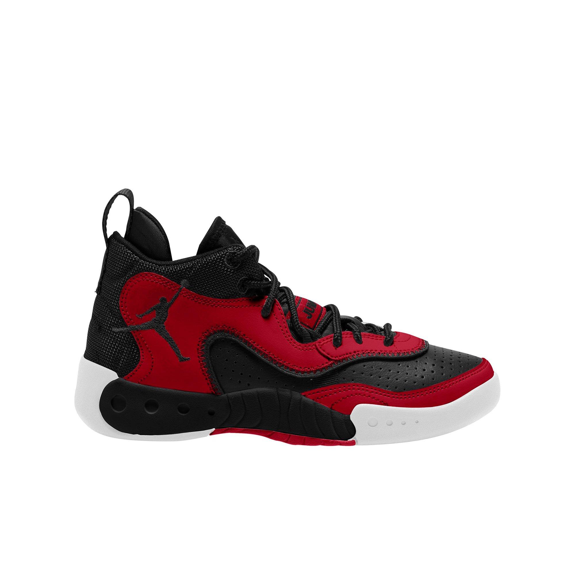 red basketball jordans