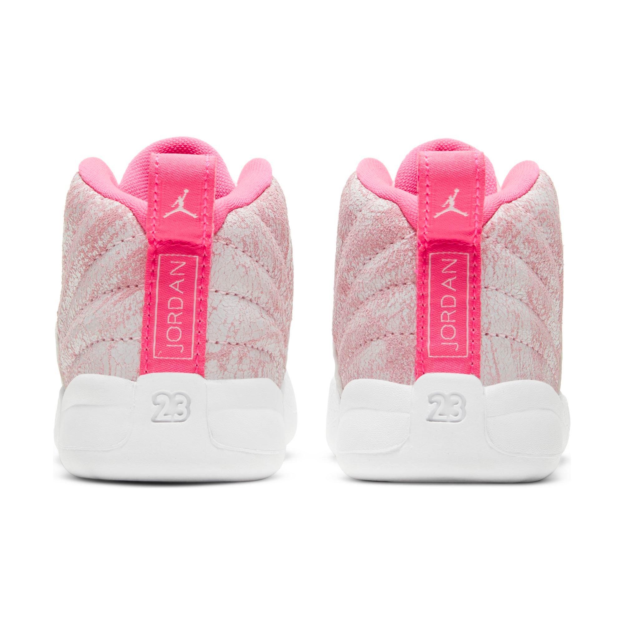 pink jordan 12 infant